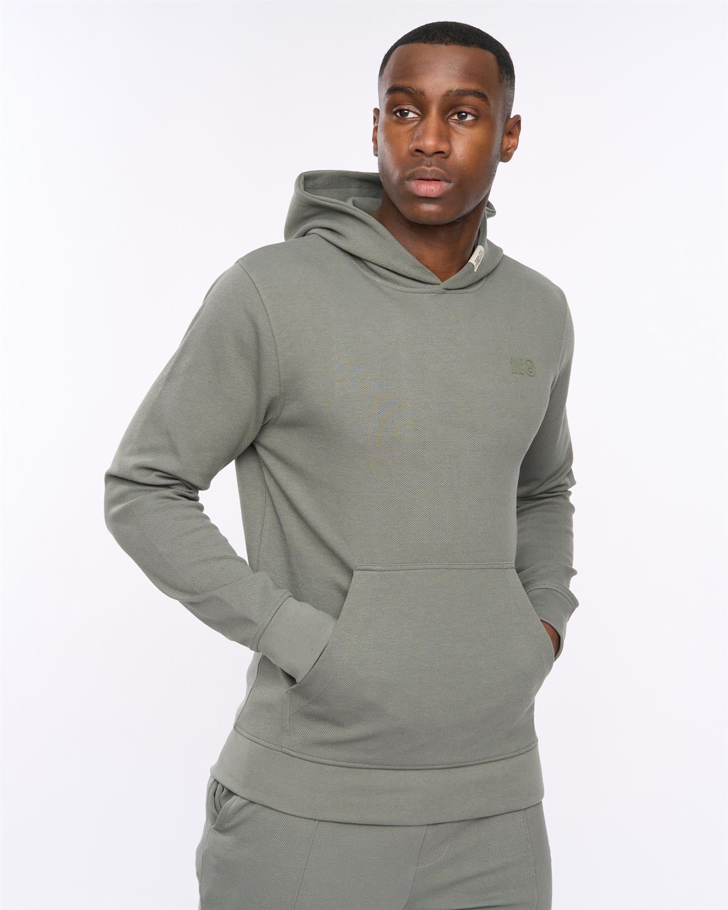 Mens Hannings Hoodie Olive