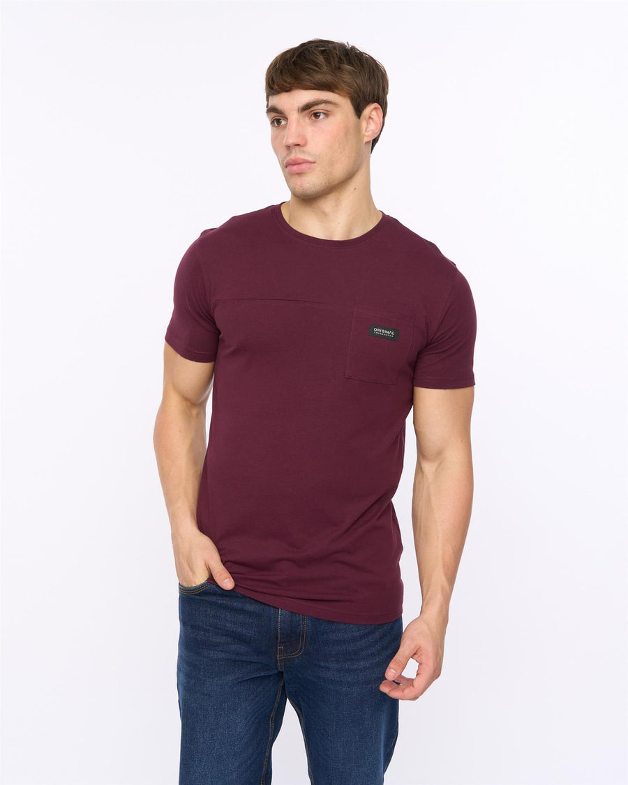 Mens Carritore T-Shirt Raisin