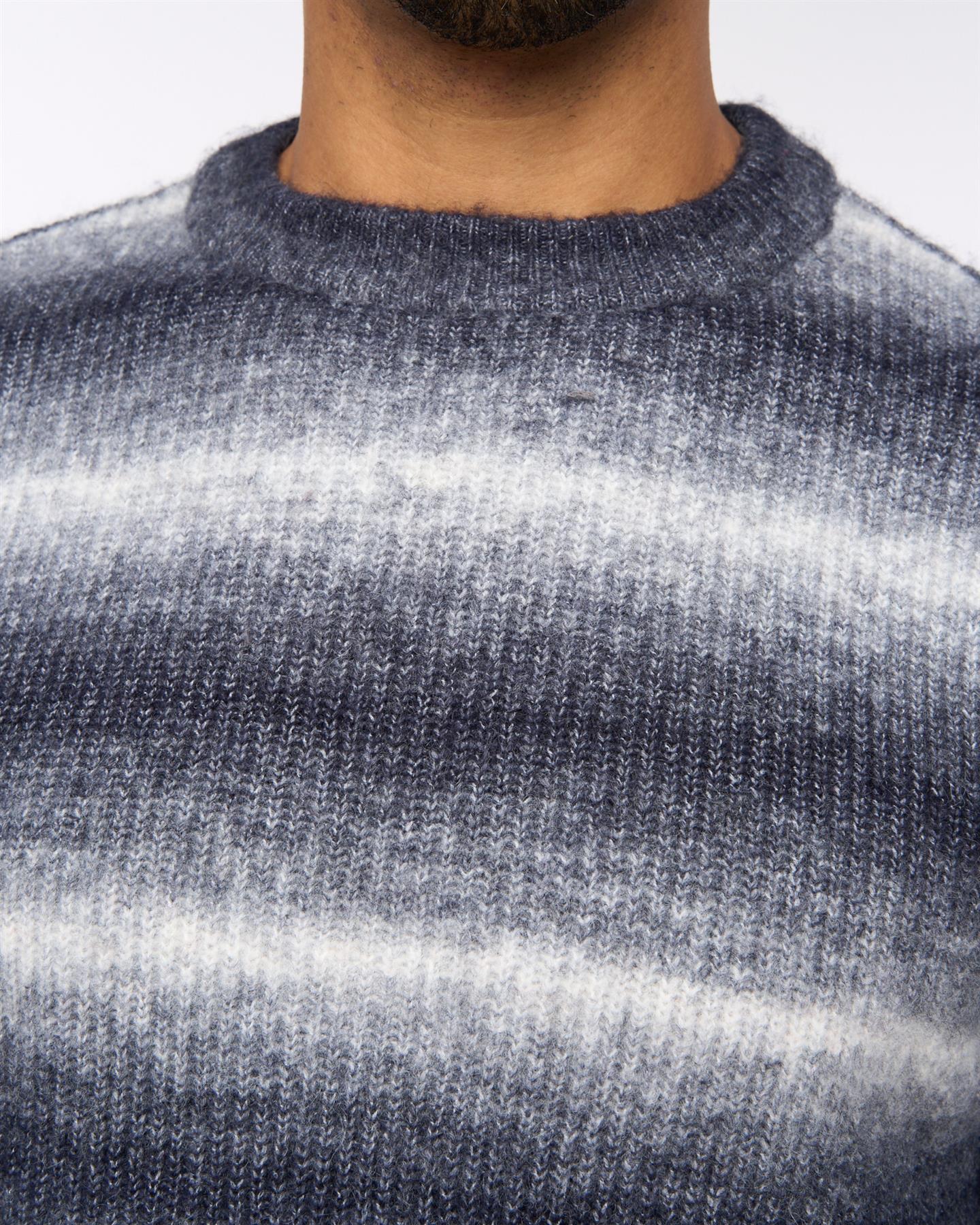 Ormonde Ombre Spacedye Jumper Dark Navy