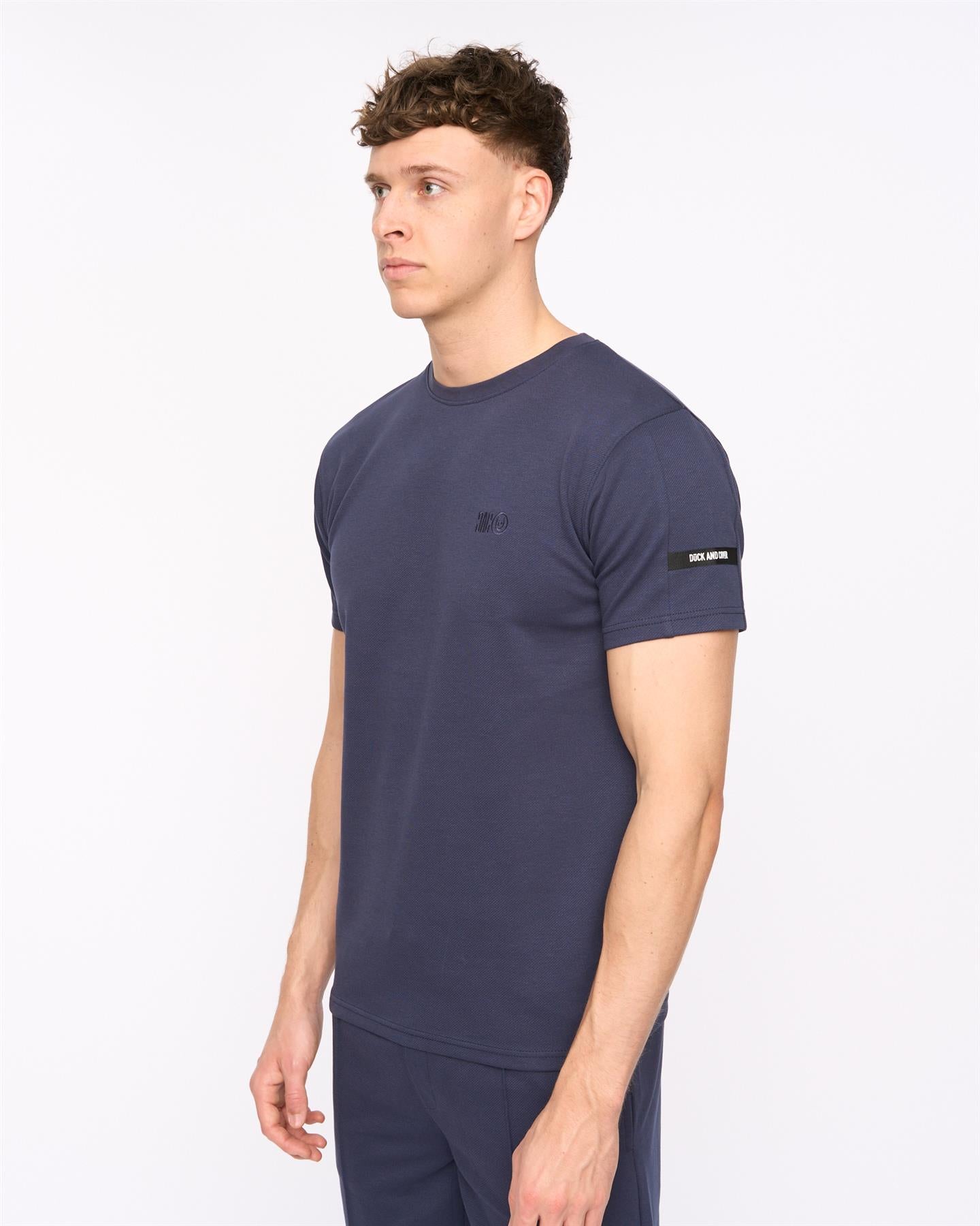 Mens Sherborn T-Shirt Denim Blue