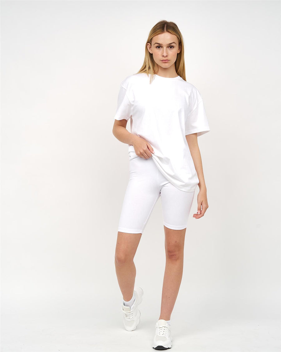 Womens Karodar Cycle Shorts White