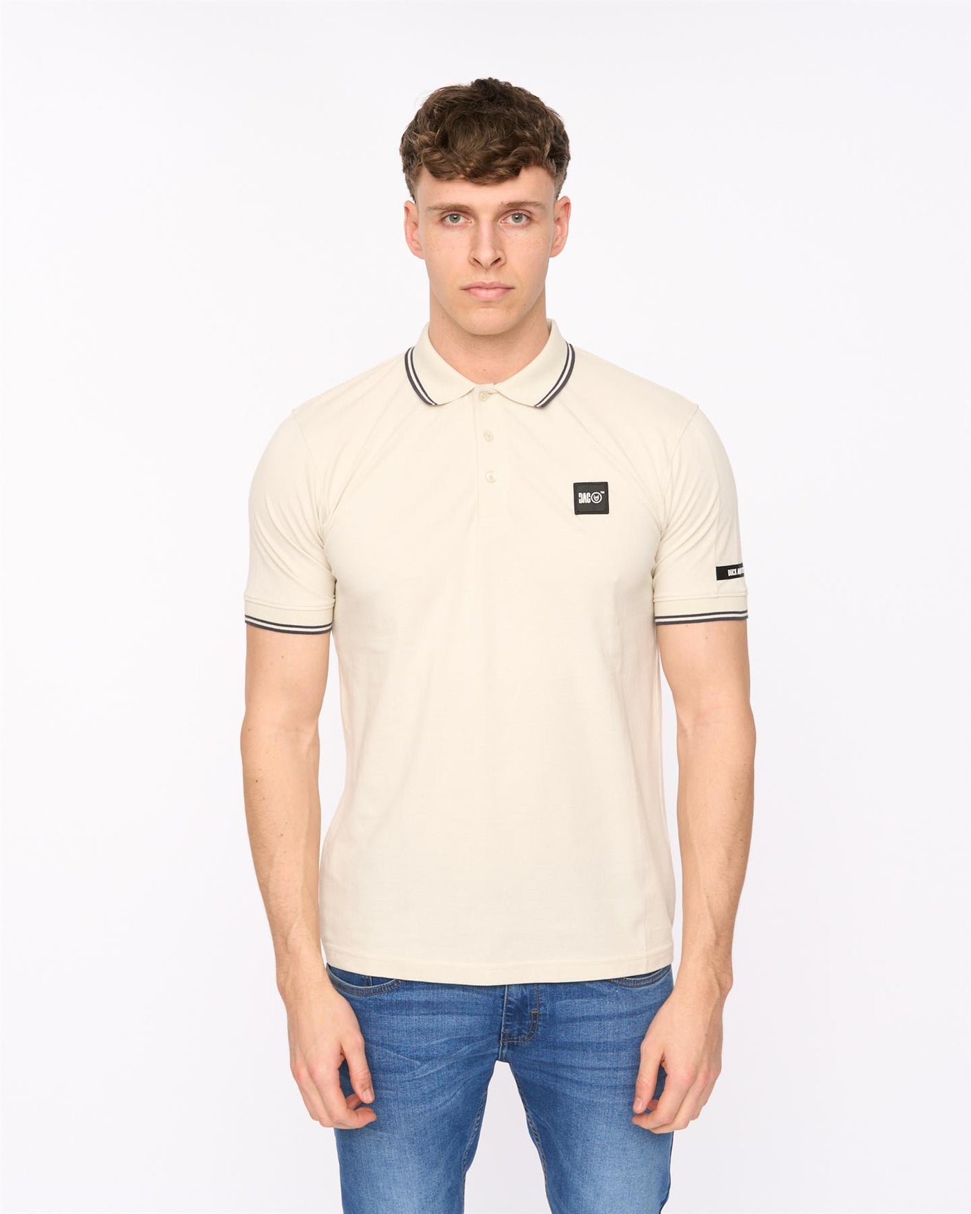 Mens Wrentham Polo Light Stone