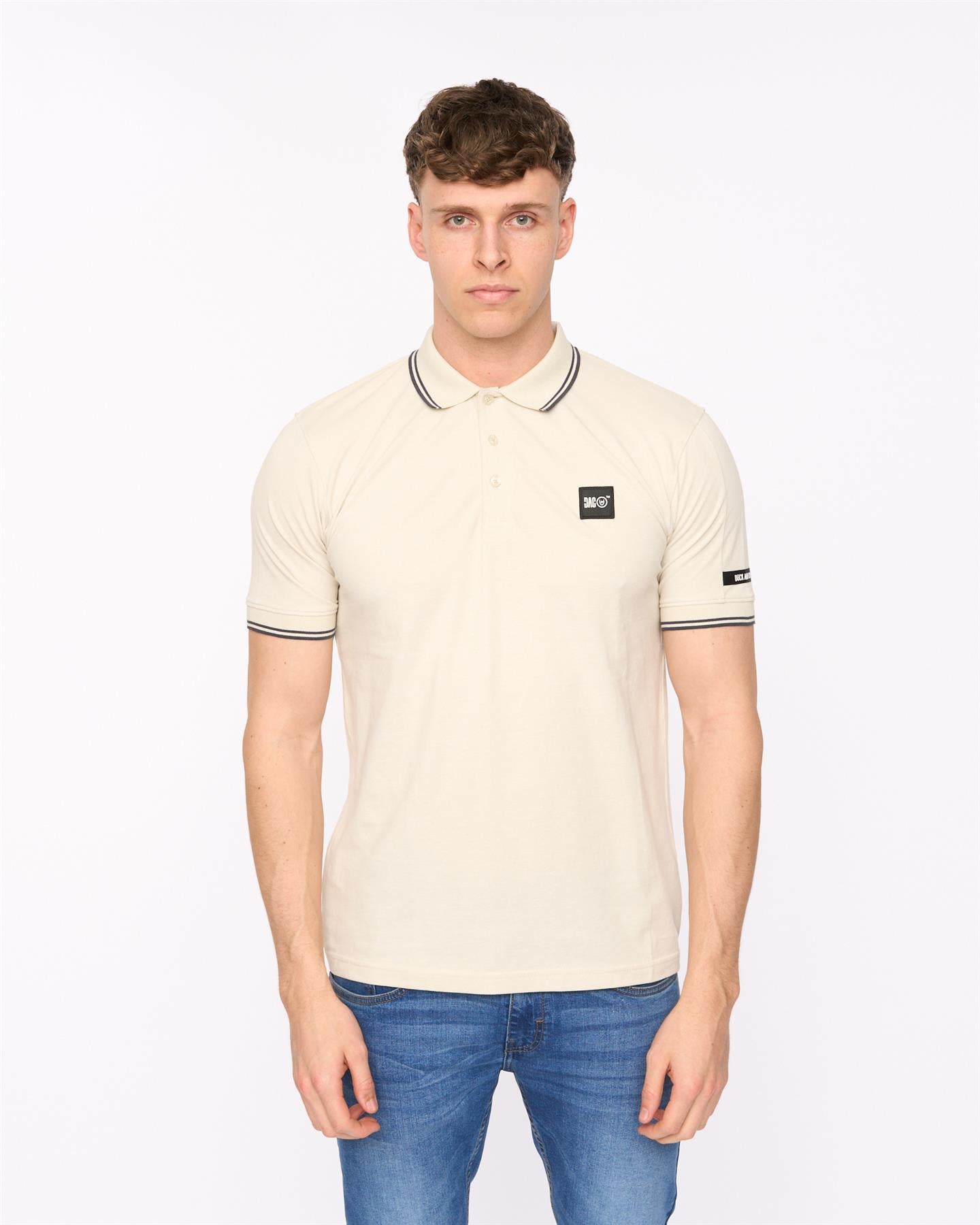Mens Wrentham Polo Light Stone