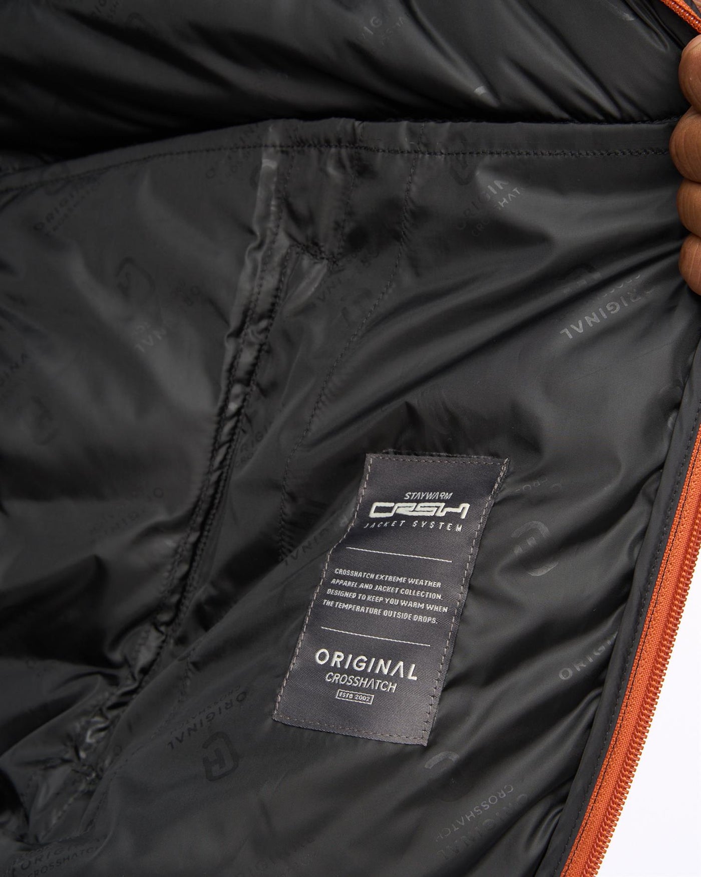 Mens Velopment Jacket Burnt Orange