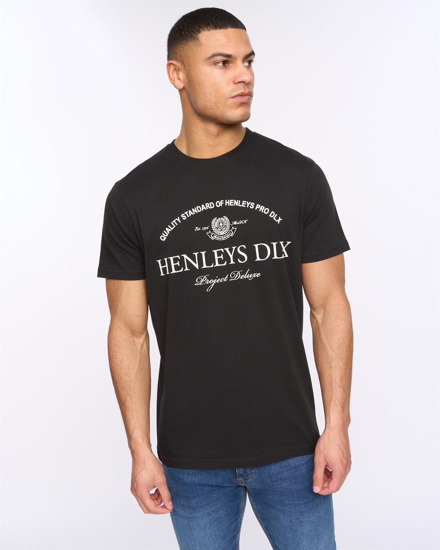 Mens Henclose T-Shirt Black