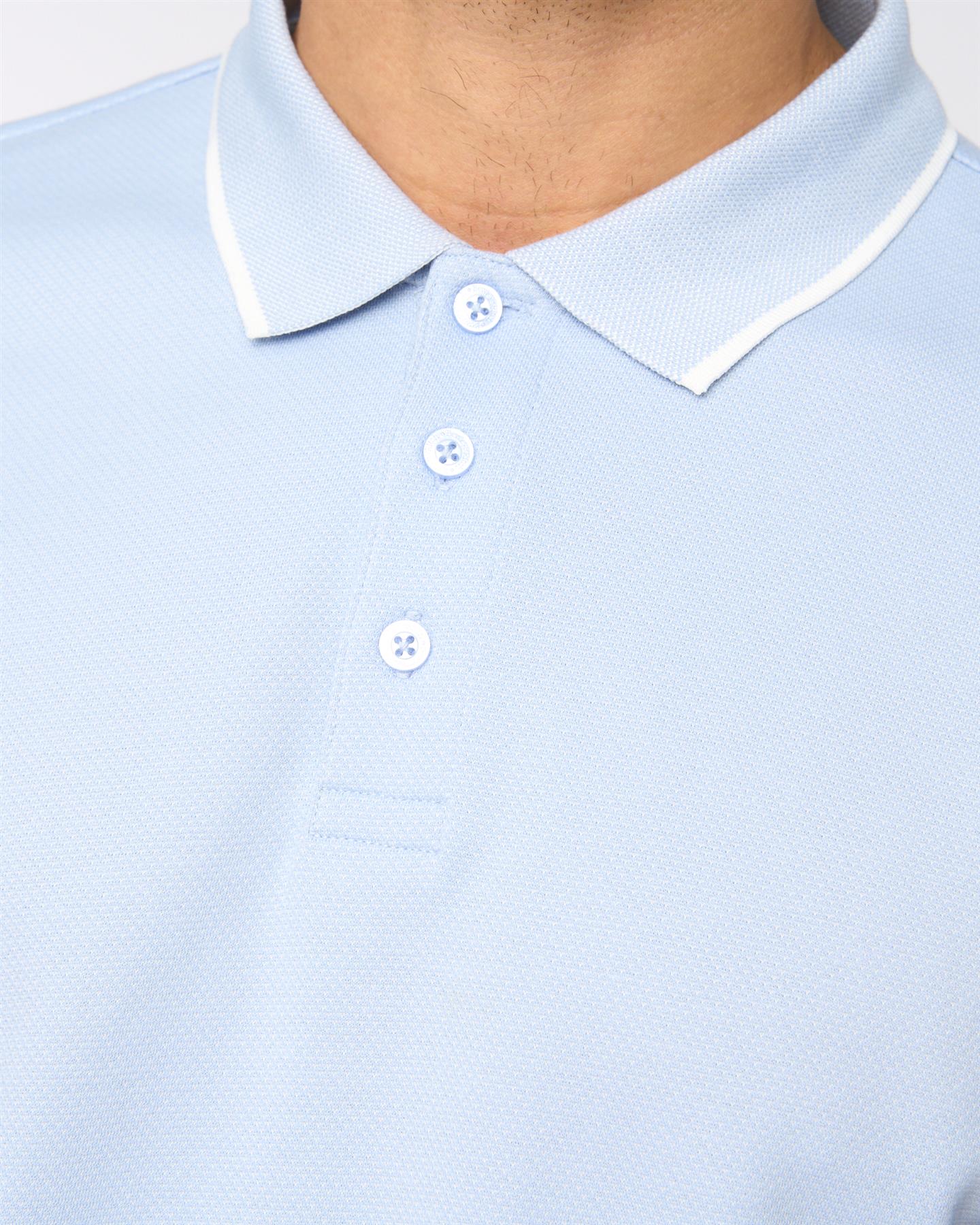 Mens Elverton Polo Mid Blue