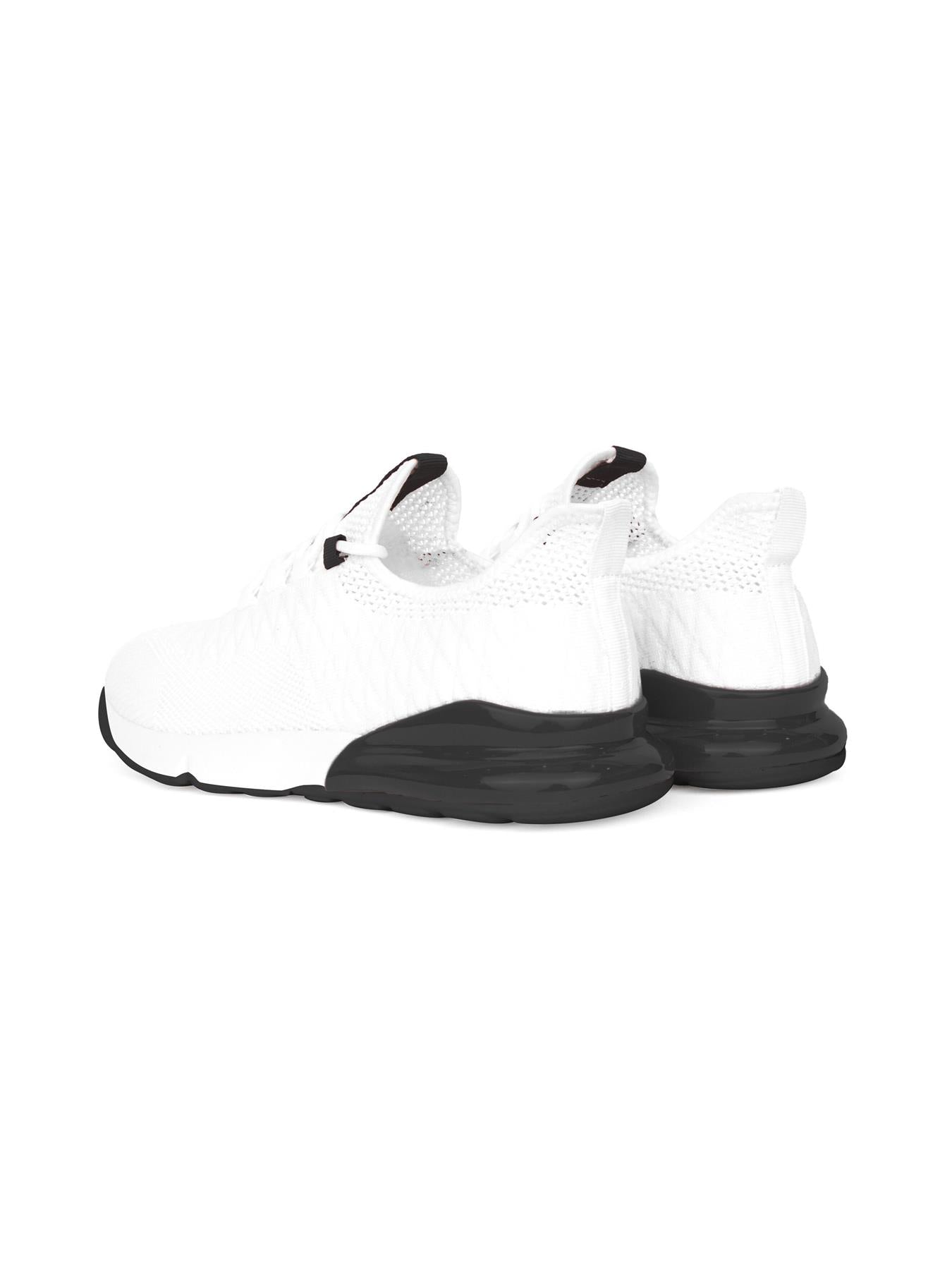 Mens Smitlay Trainers White/Black