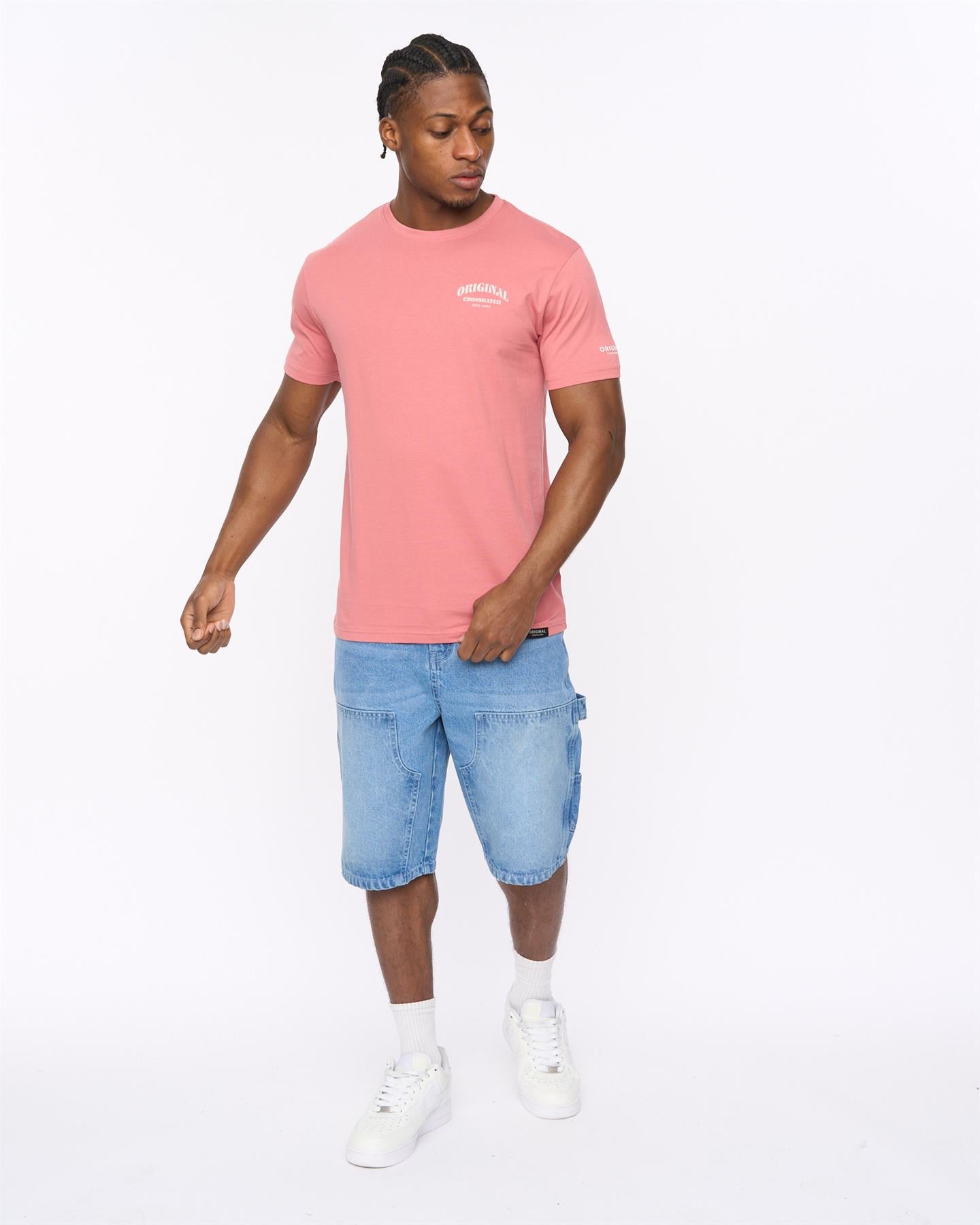Mens Labstock T-Shirt Pink