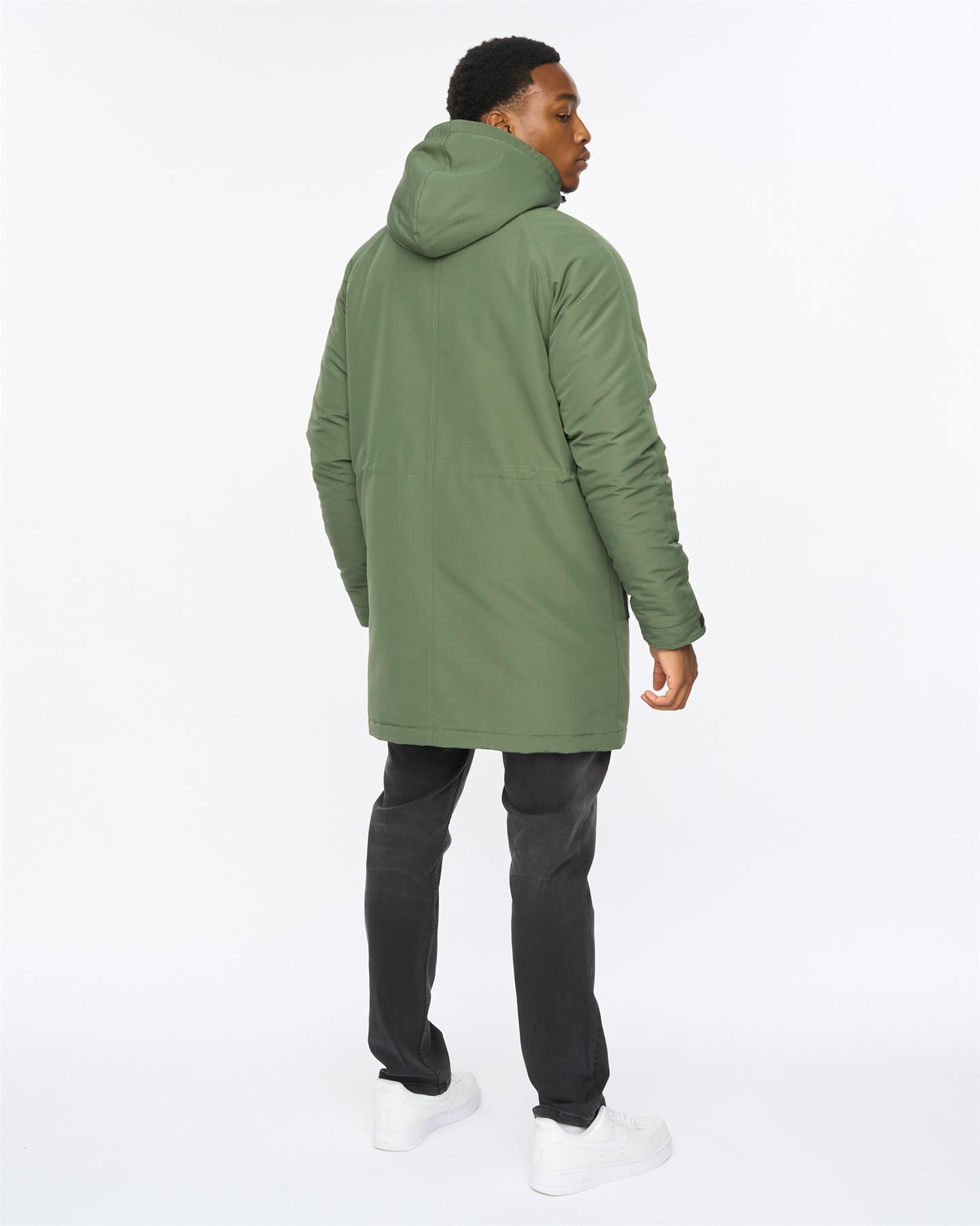 Mens Copfords Parka Dark Olive