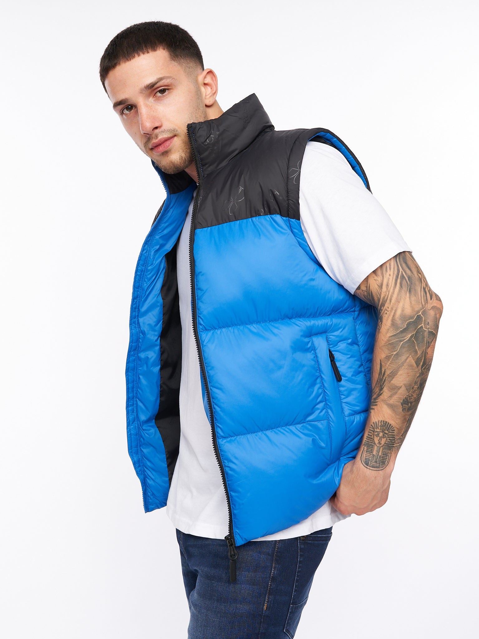 Mens Demerley Gilet Blue