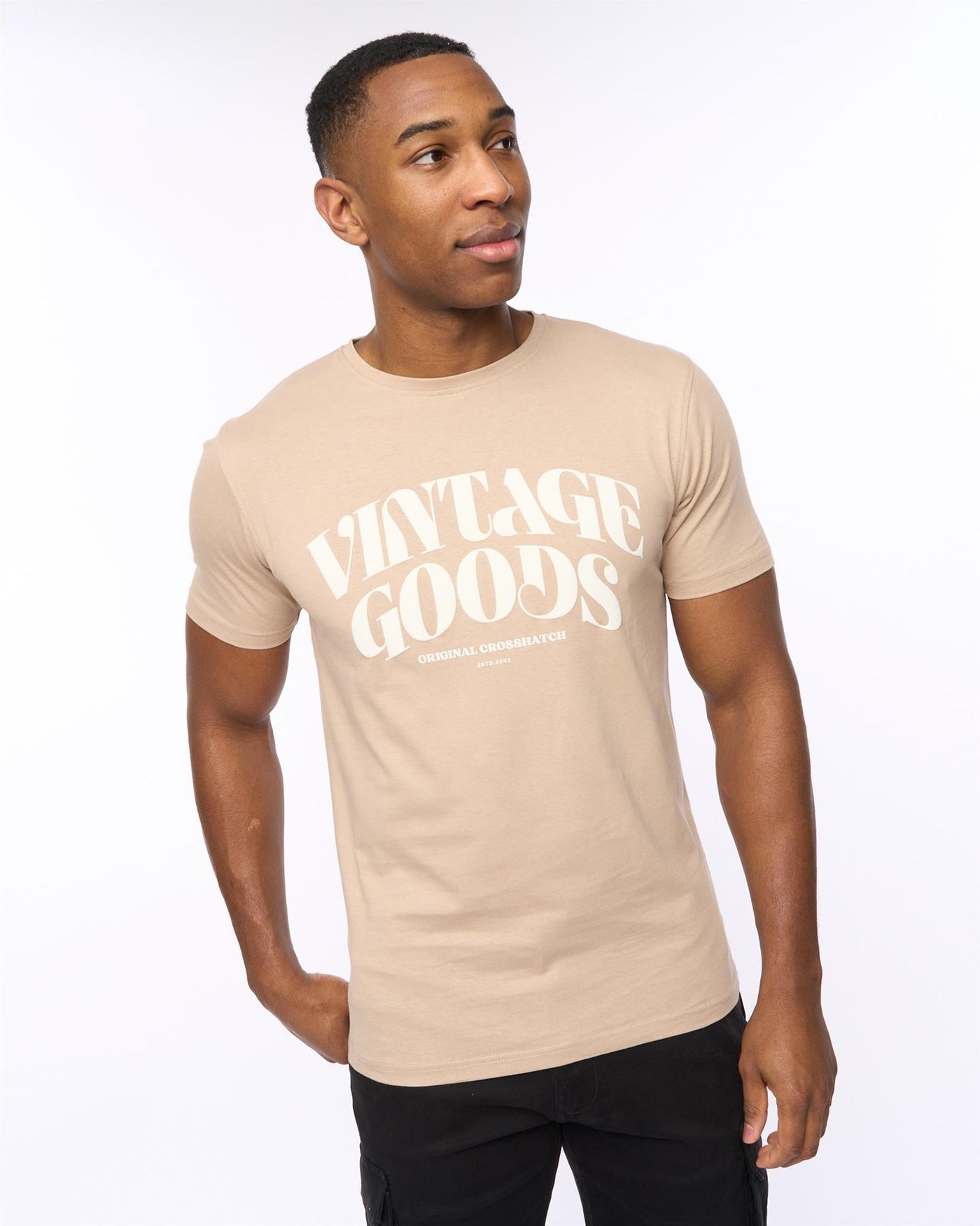 Mens Wilsby T-Shirt Stone