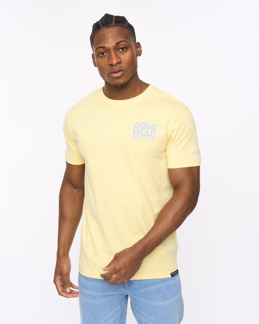 Mens Wellmoores T-Shirt Yellow