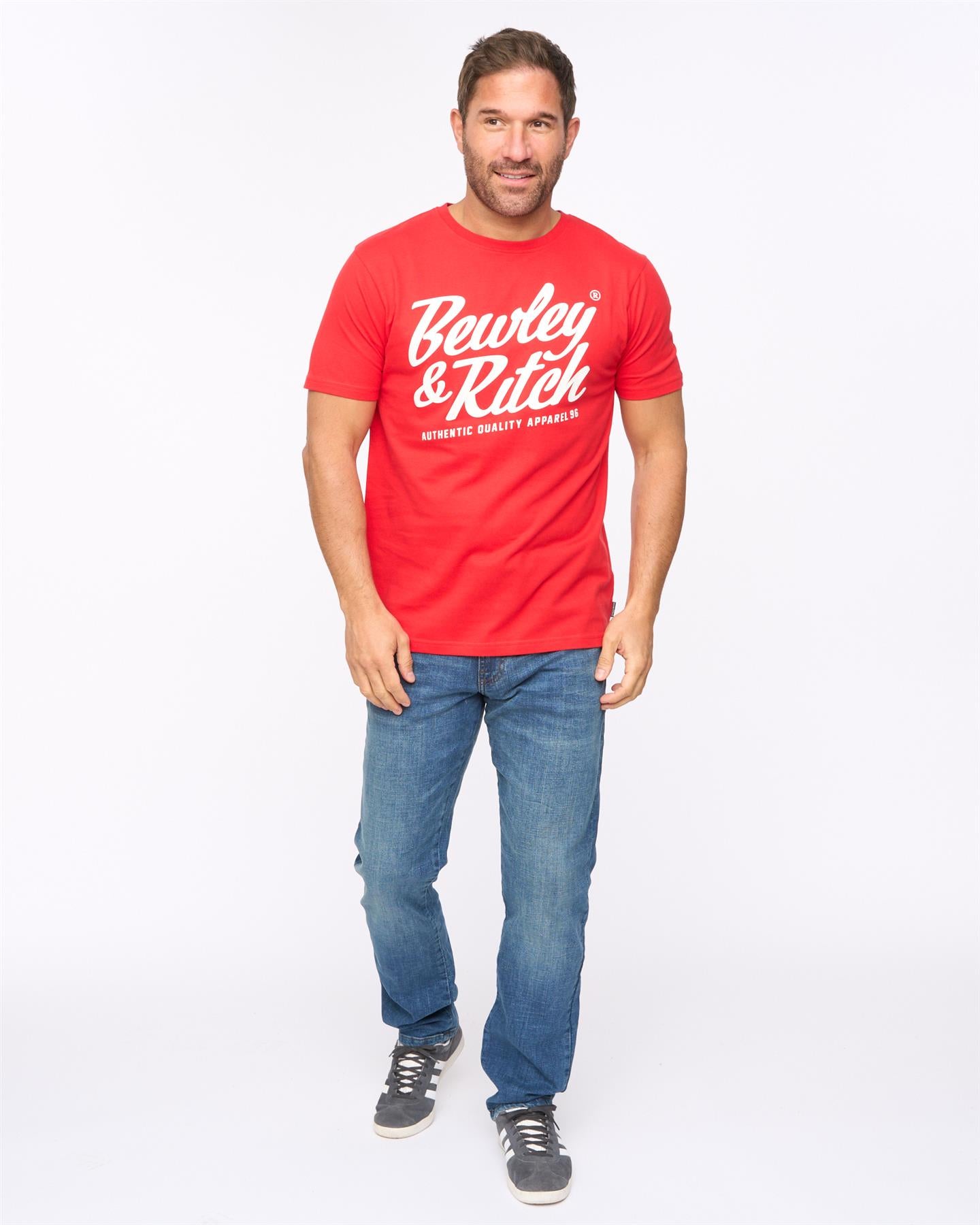 Mens Harlings T-Shirt Red