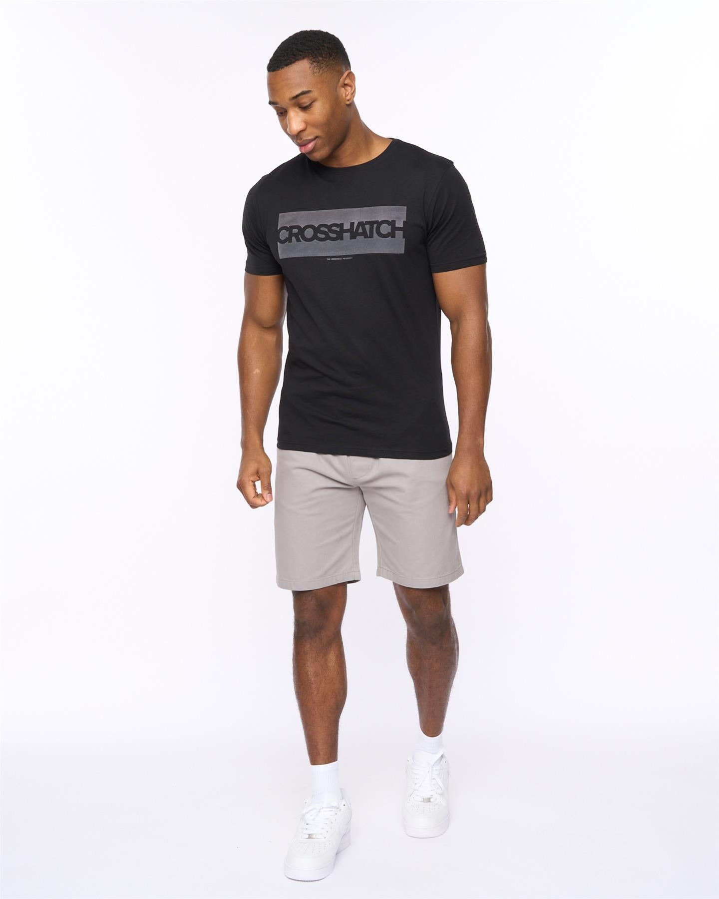Mens Blansmoore Elastic Waist Shorts Grey
