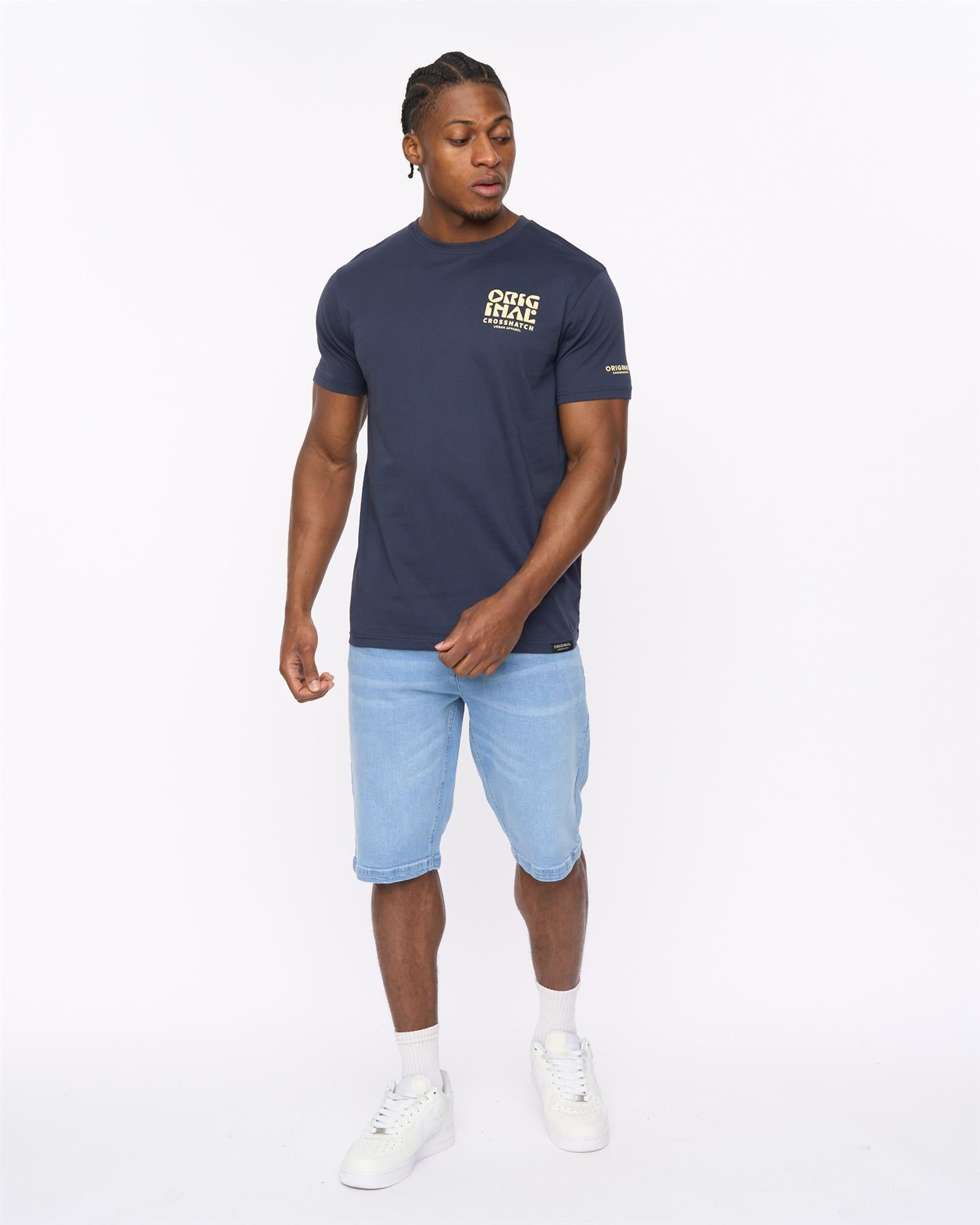 Mens Hammersmith Denim Shorts Light Wash
