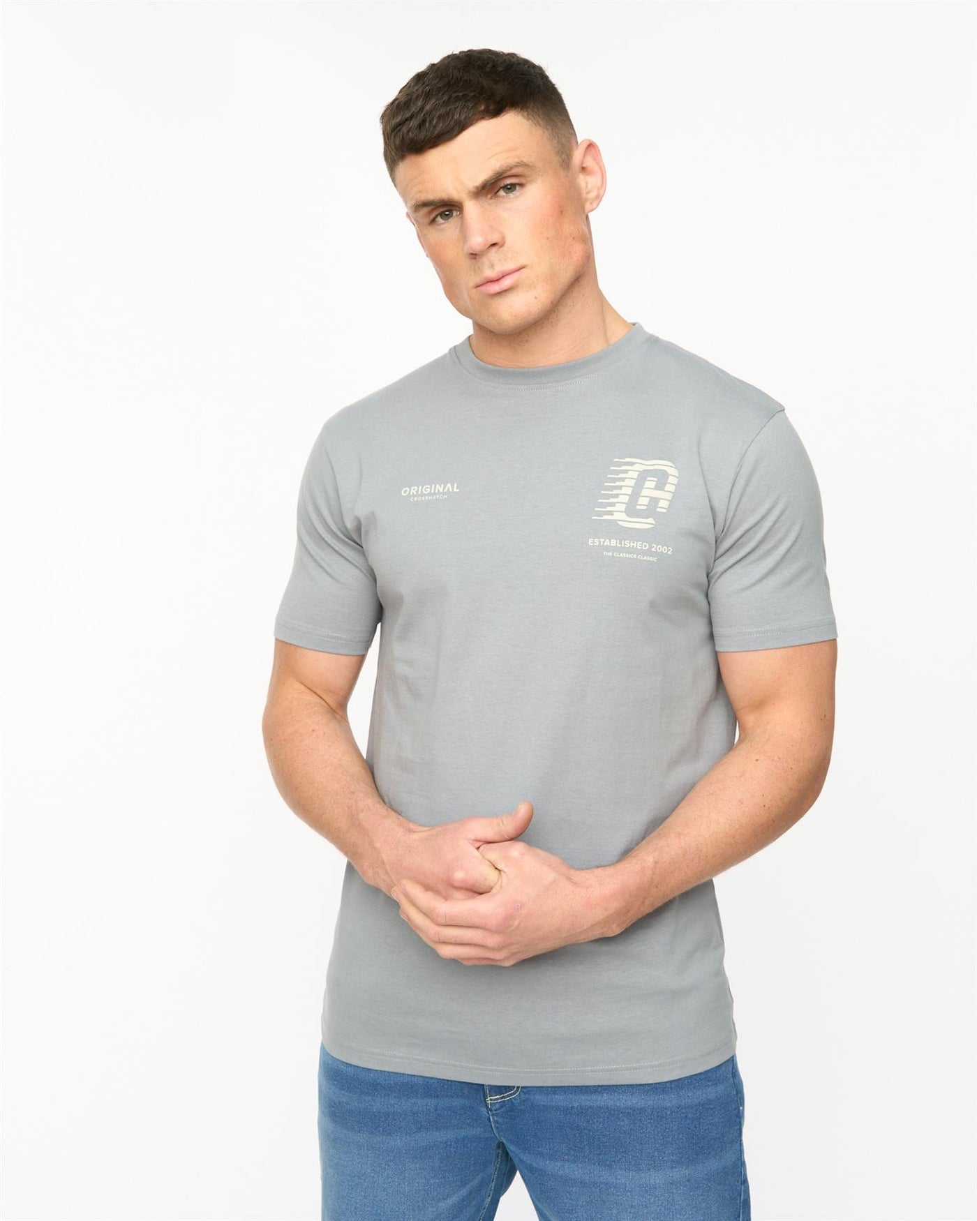 Mens Morville T-Shirt Steel Blue
