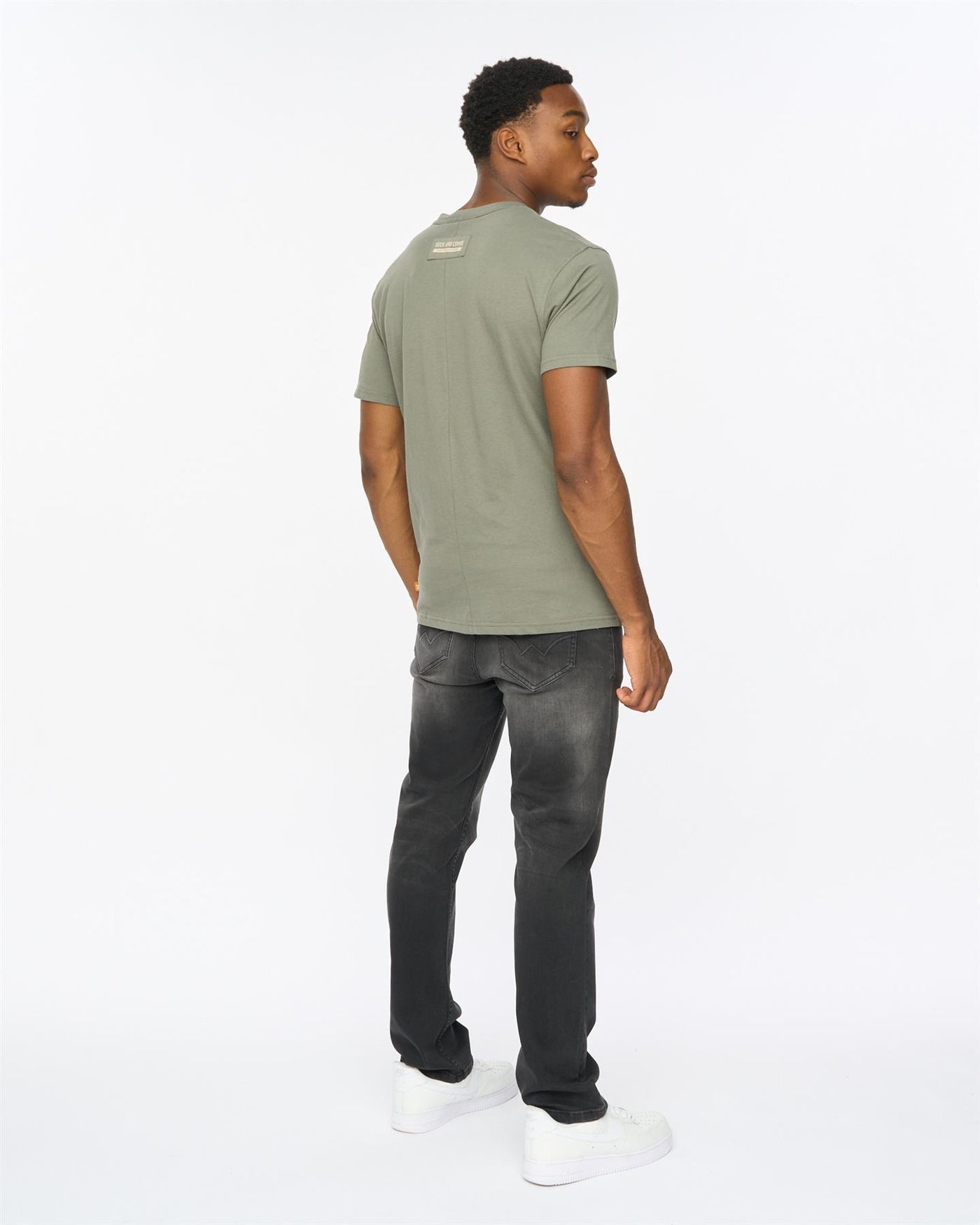 Mens Skullmatic T-Shirt Dark Olive