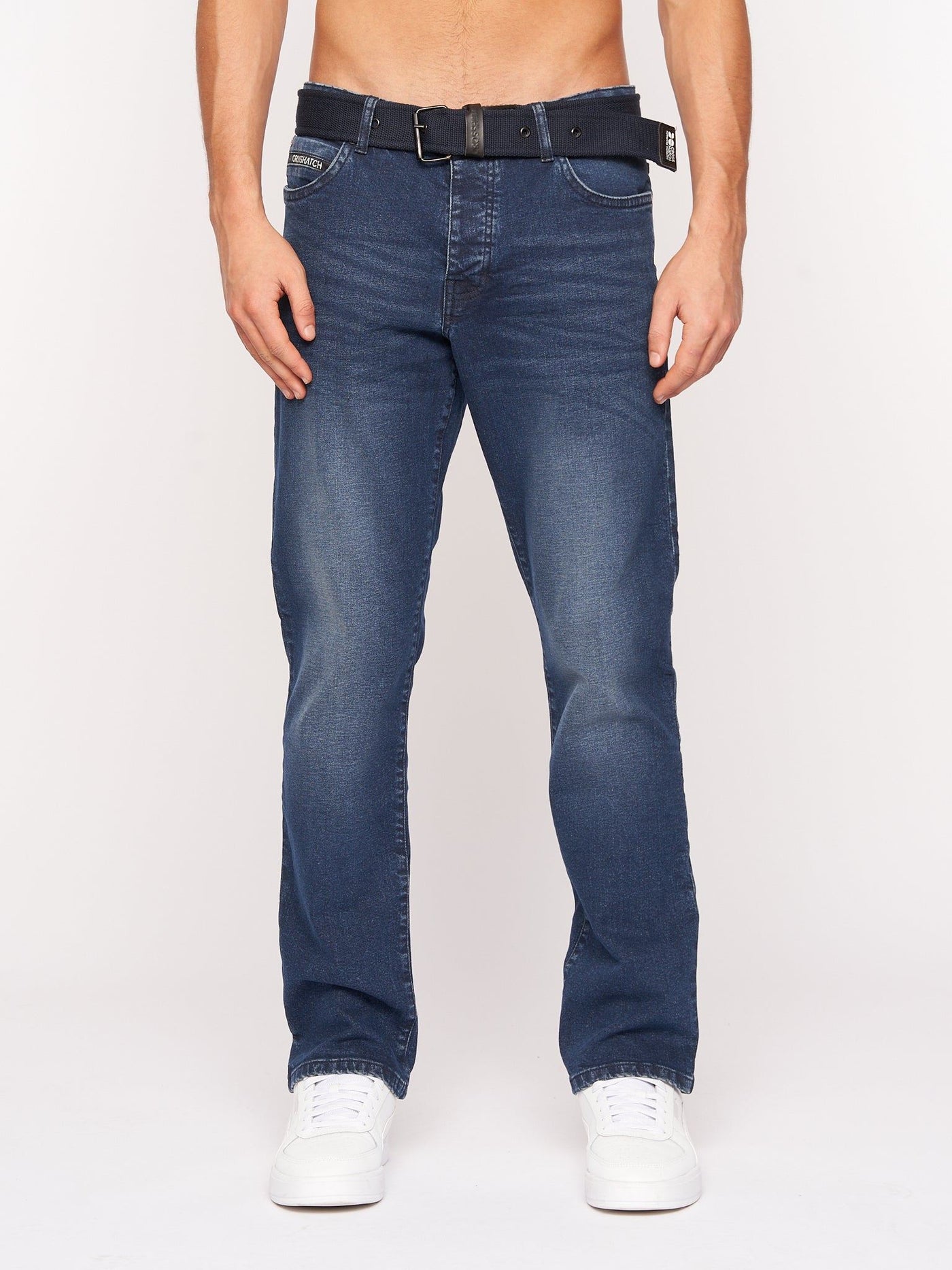 Princed Denim Jeans Dark Wash