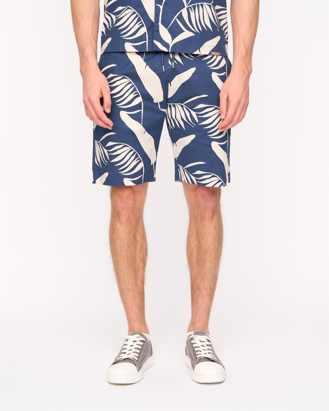 Mens Hopkinton Shirt & Shorts Set Navy