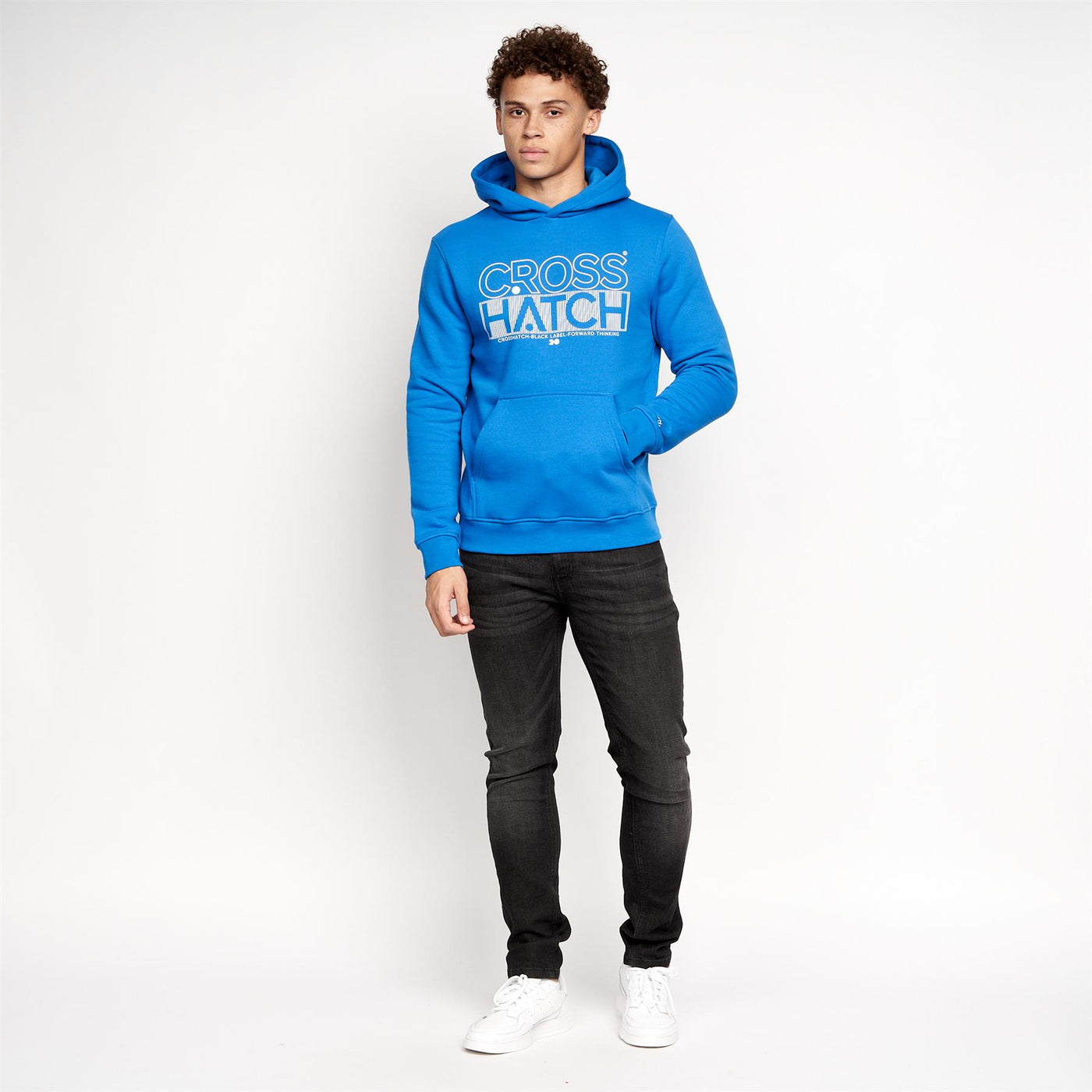 Mens Larmen Hoodie Blue