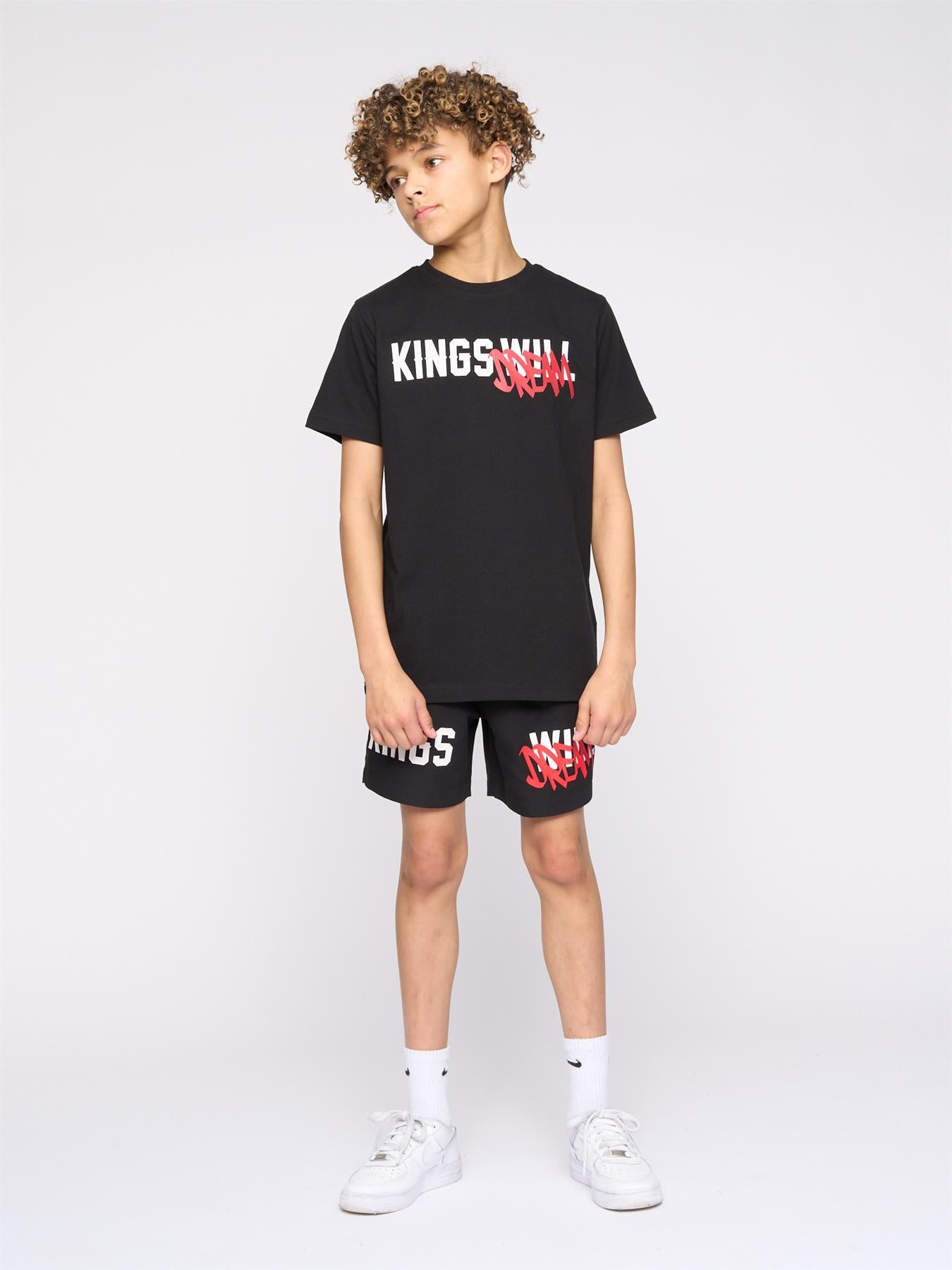 Kids Boys Tagged T-Shirt Black