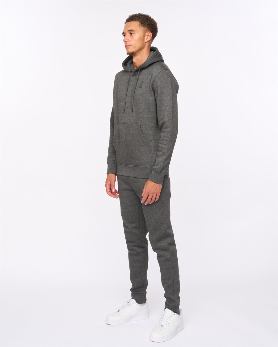 Mens Merchell Jog Set Charcoal Marl