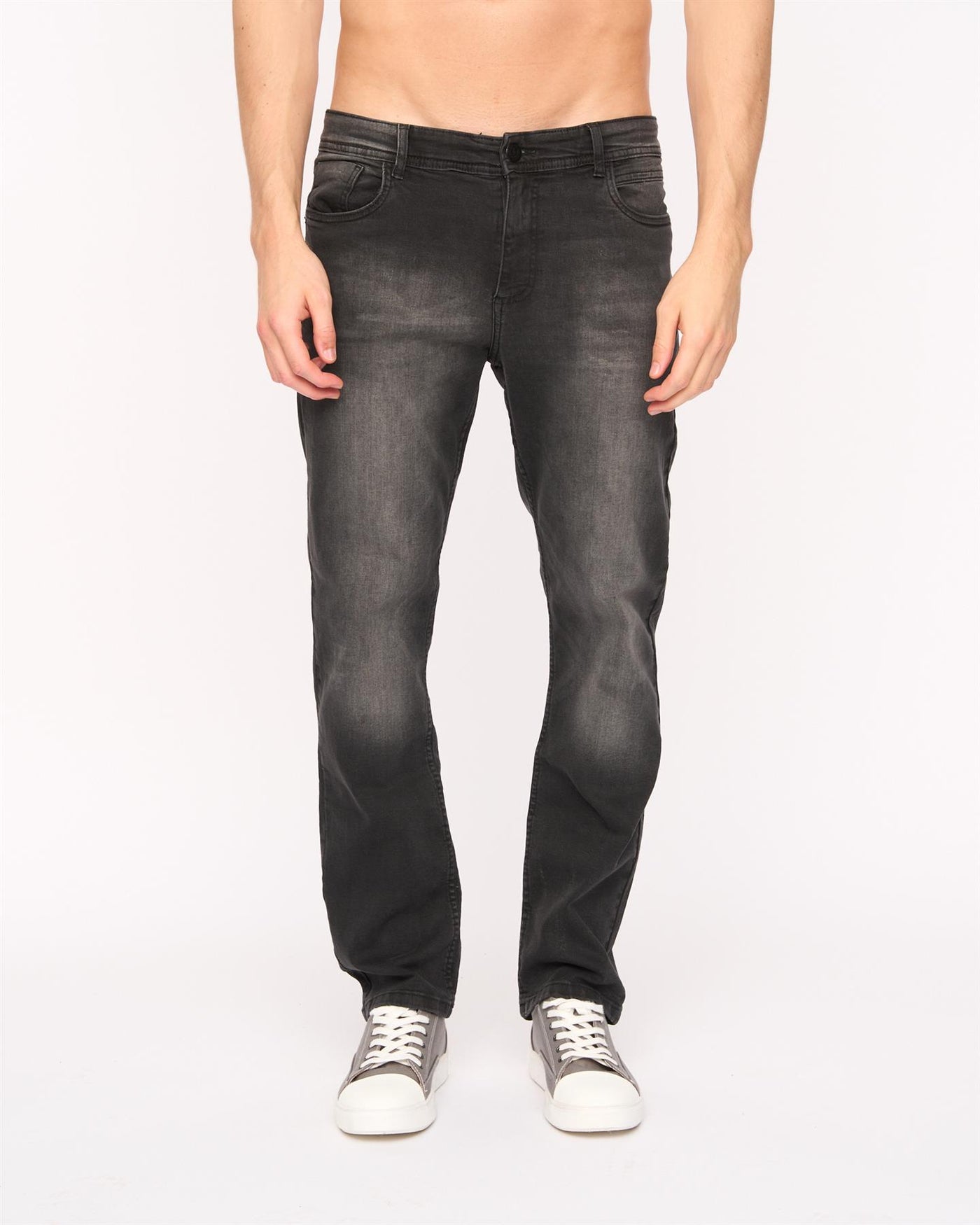 Mens Crestline Straight Leg Jeans Black