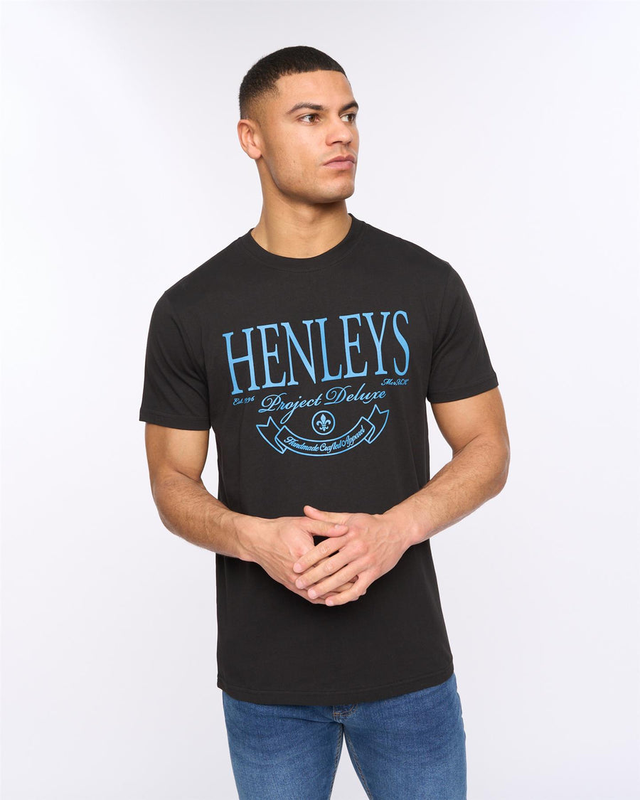 Mens Henbank T-Shirt Black