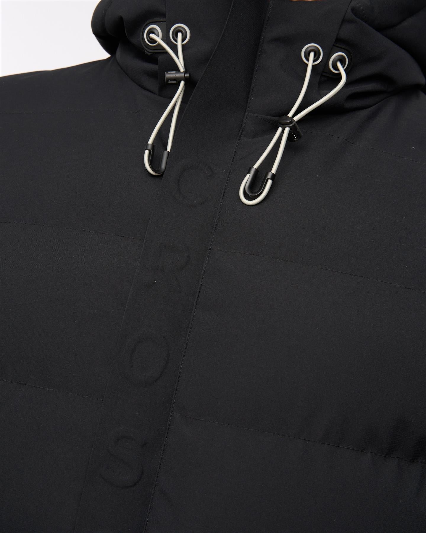 Mens Kampleys Embossed Jacket Black