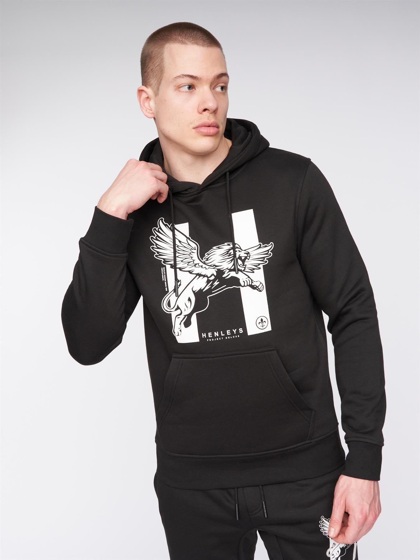 Mens Curveball Hoodie Black