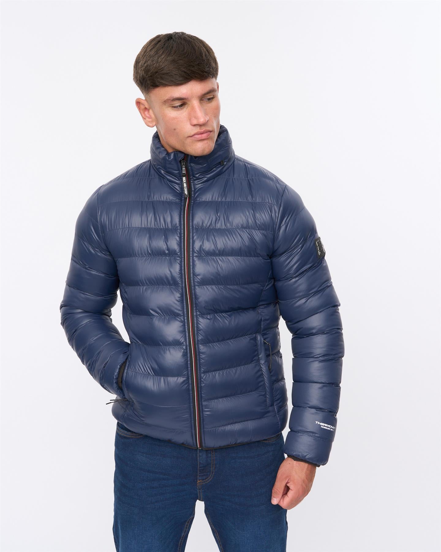Mens Shemmy Two Quilted Jacket Navy