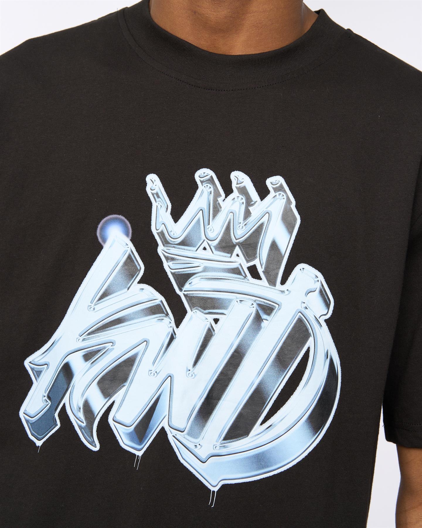 Mens Dimenshed T-Shirt Black