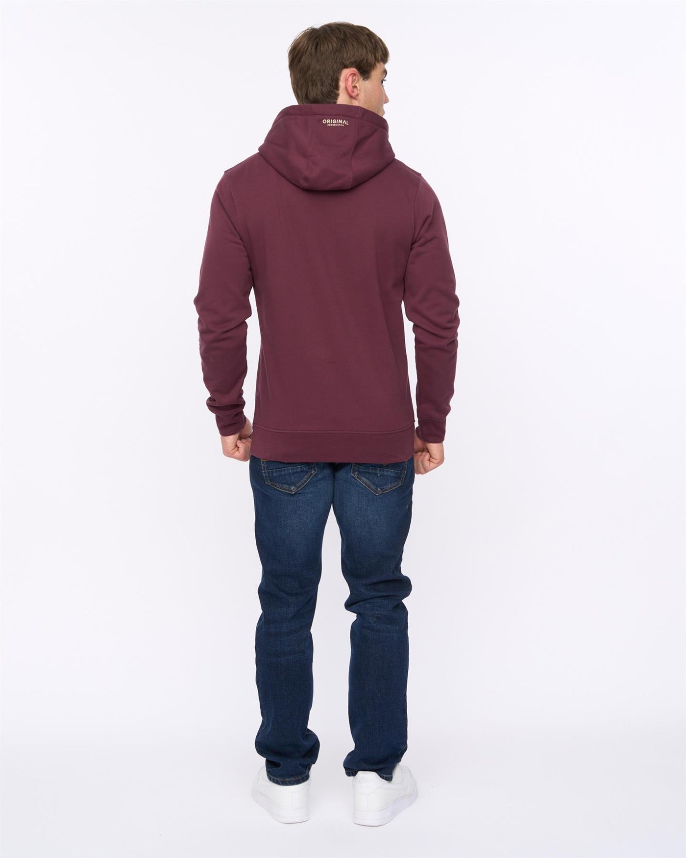Mens Motocross Hoodie Wine