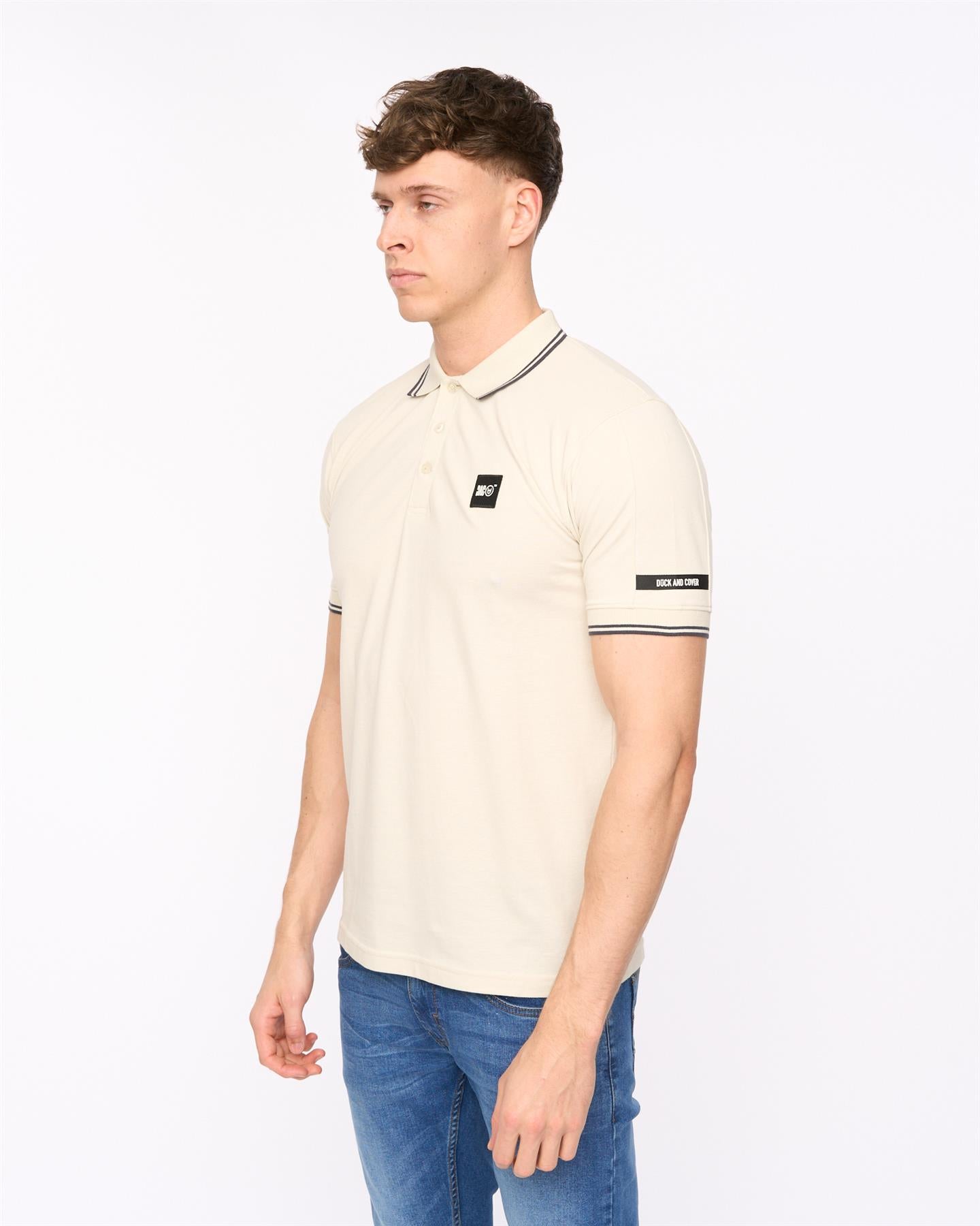 Mens Wrentham Polo Light Stone