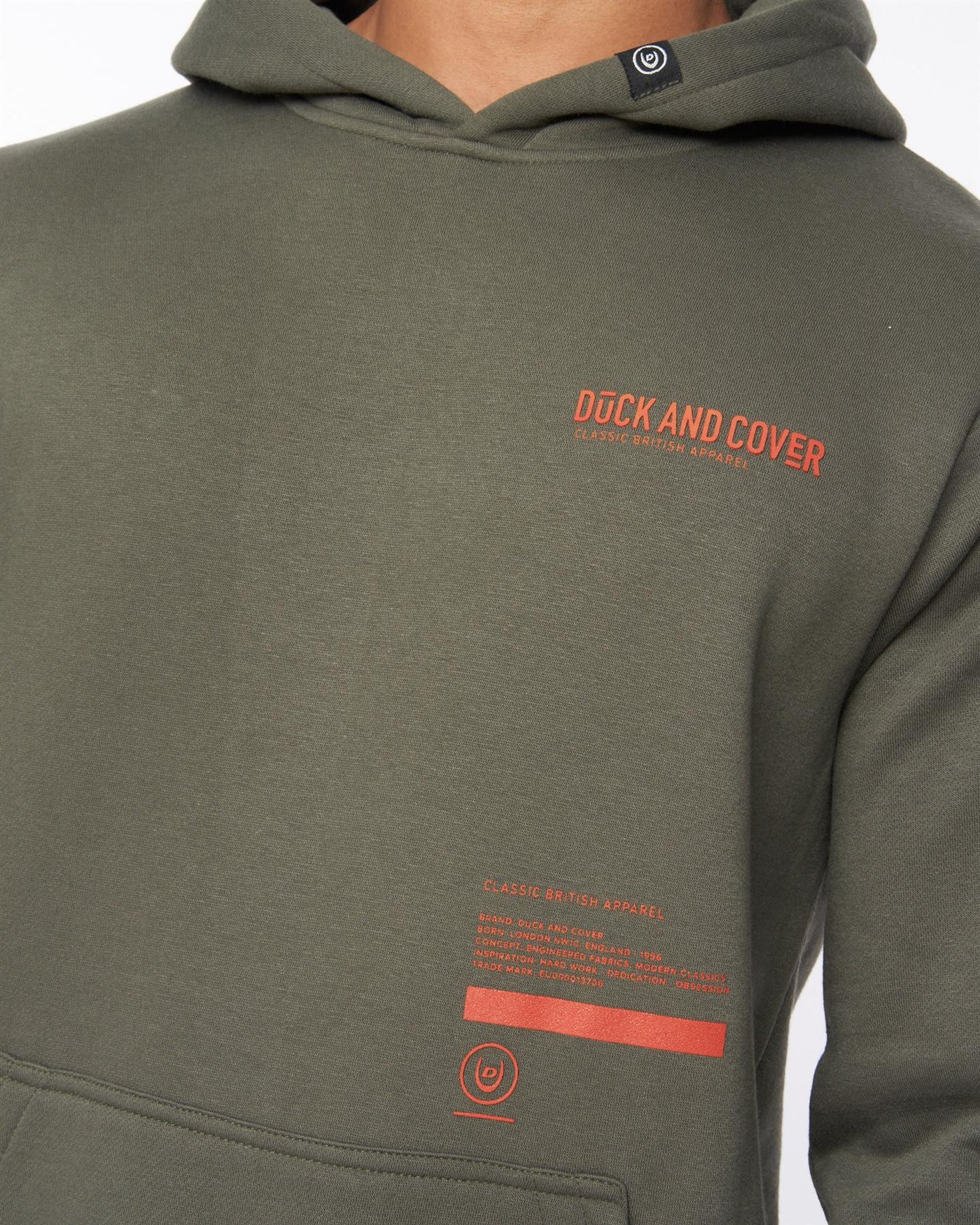 Mens Heningys Hoodie Dark Olive