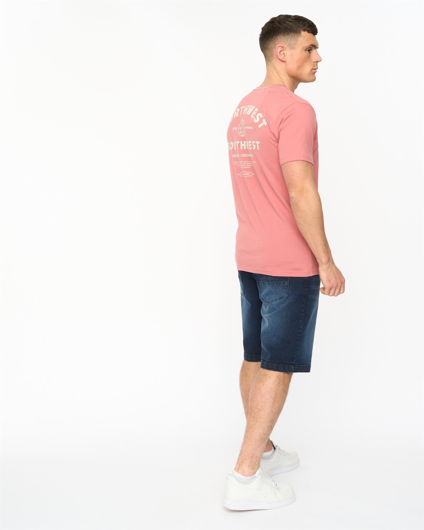 Mens Chittingtons T-Shirt Pink
