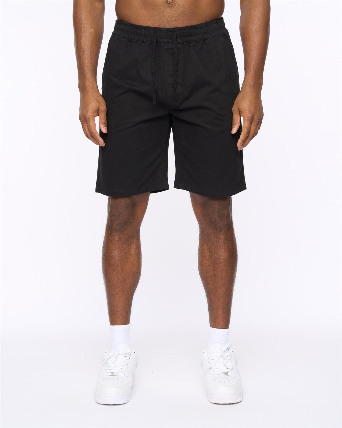 Mens Blansmoore Elastic Waist Shorts Black