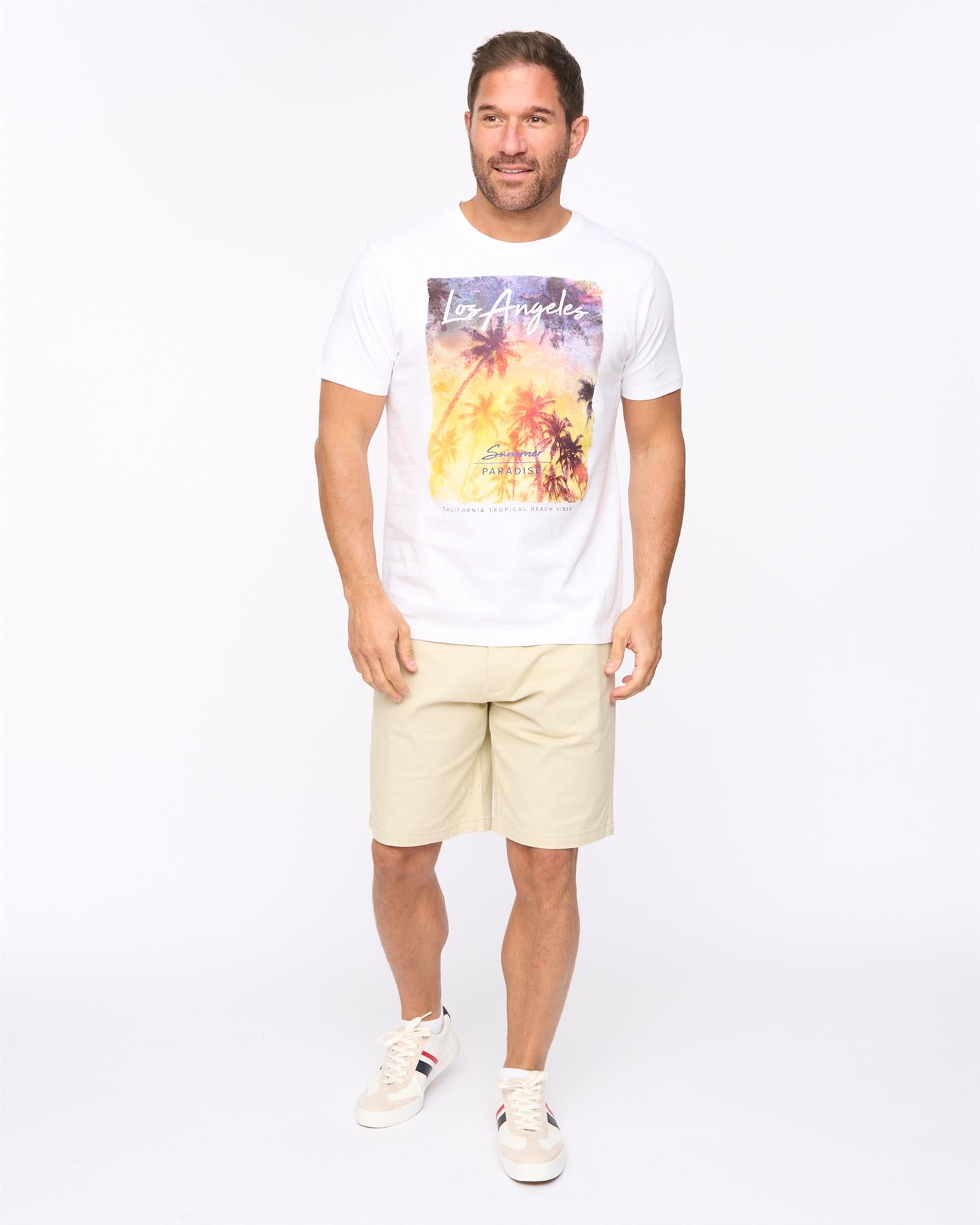 Mens Lepalmz T-Shirt White