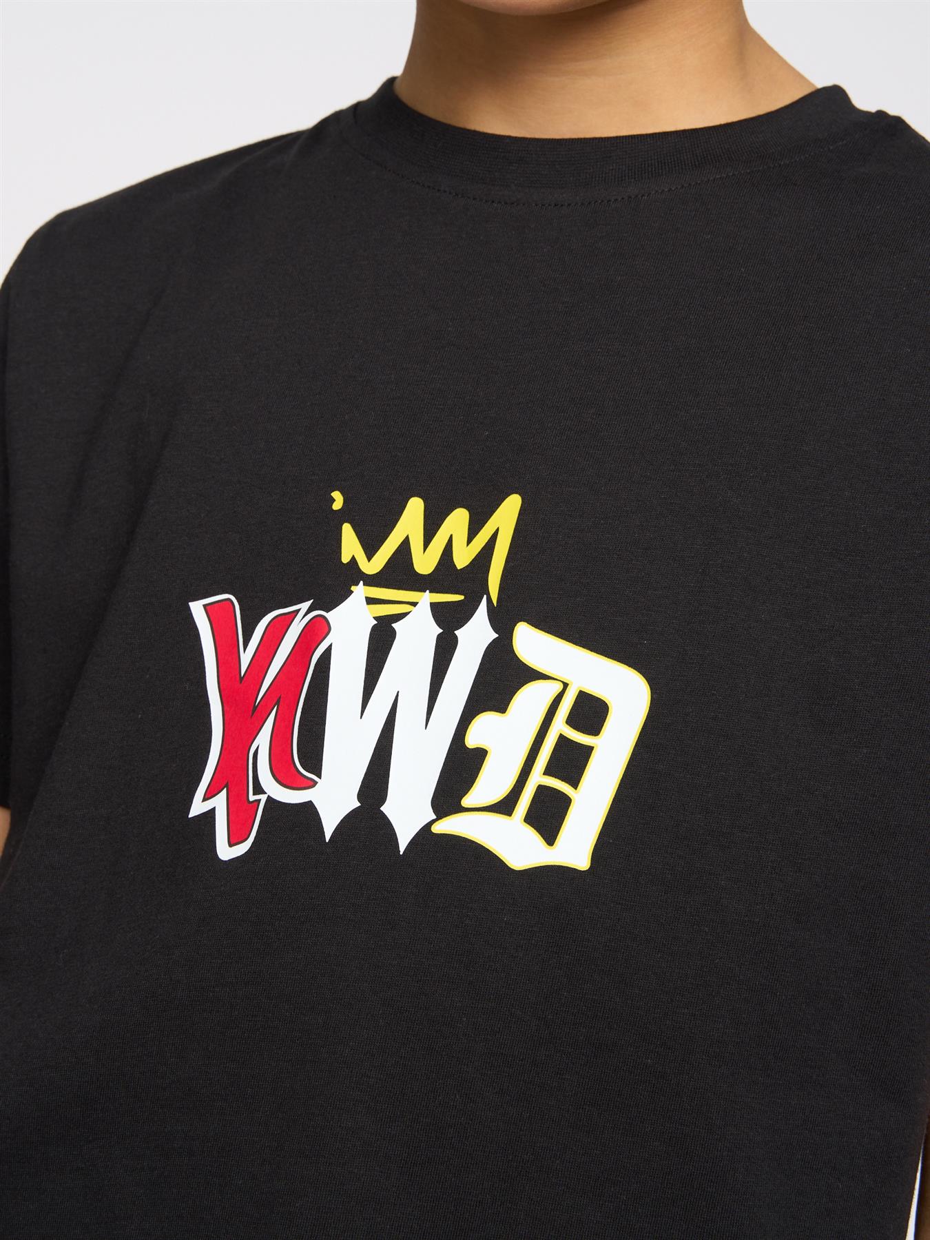 Kids Boys Ransom T-Shirt Black