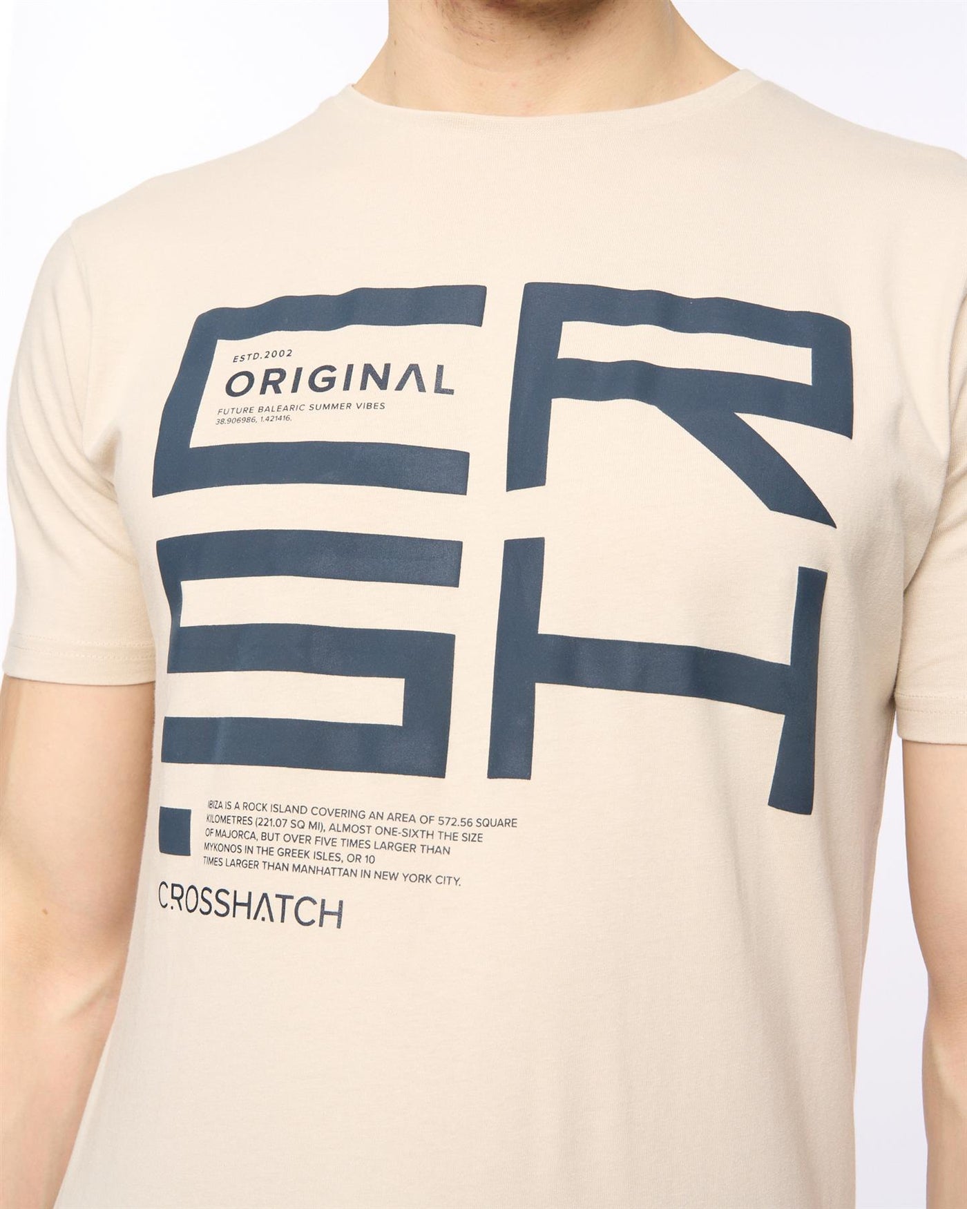 Mens Squarebox T-Shirt Light Stone