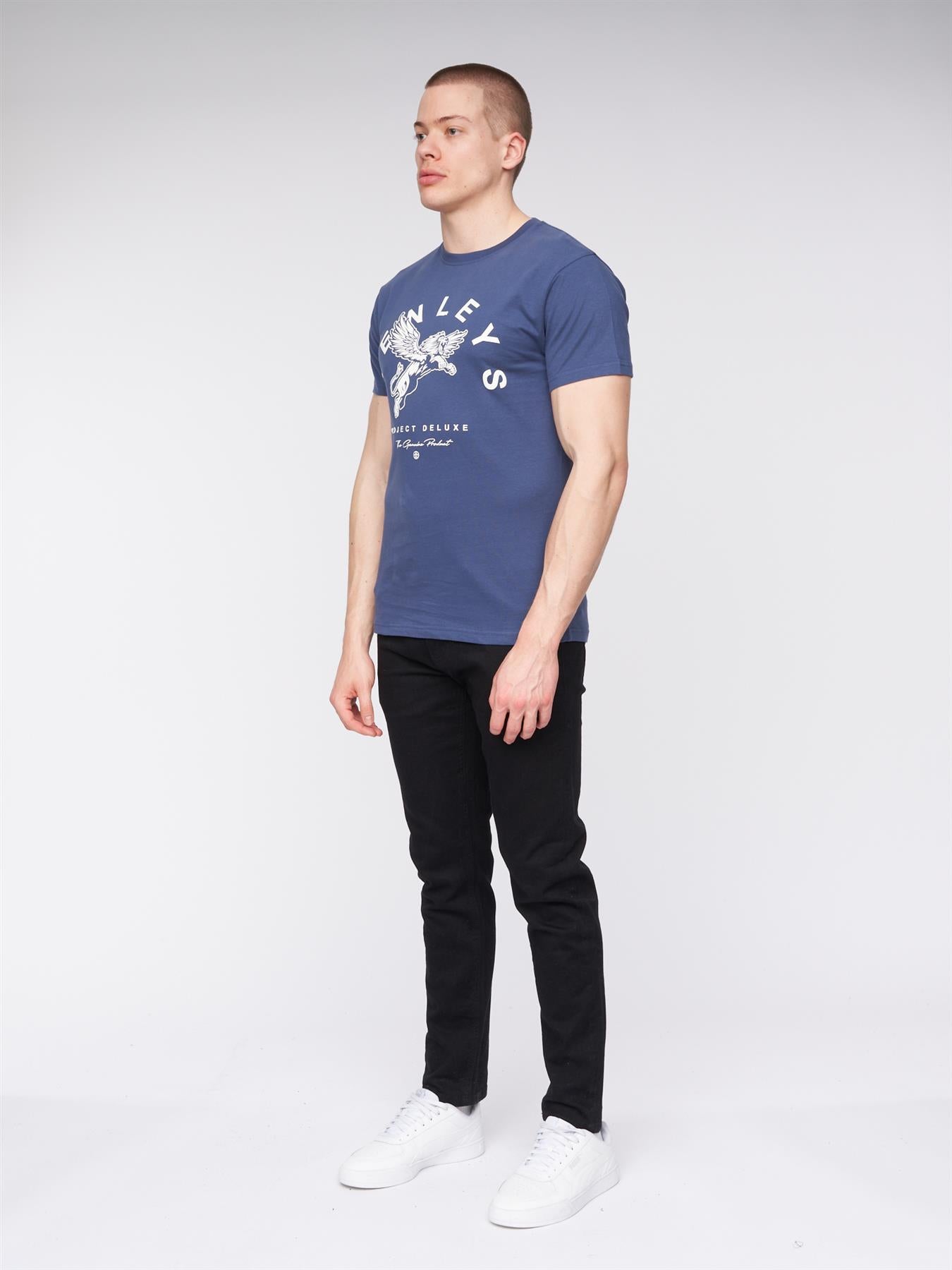 Mens Colhen T-Shirt Deep Blue