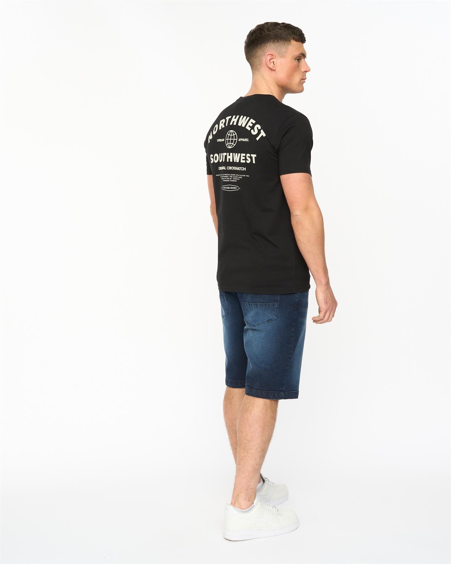 Mens Chittingtons T-Shirt Black