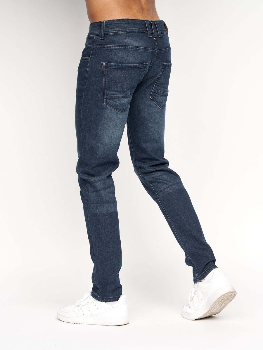 Sheldons Slim Fit Jeans Dark Wash