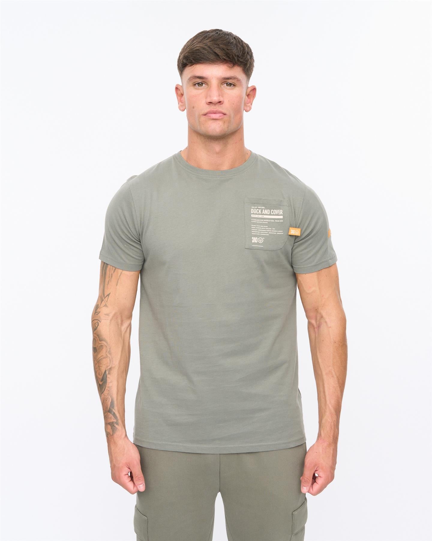 Mens Adamsberg T-Shirt Dark Olive
