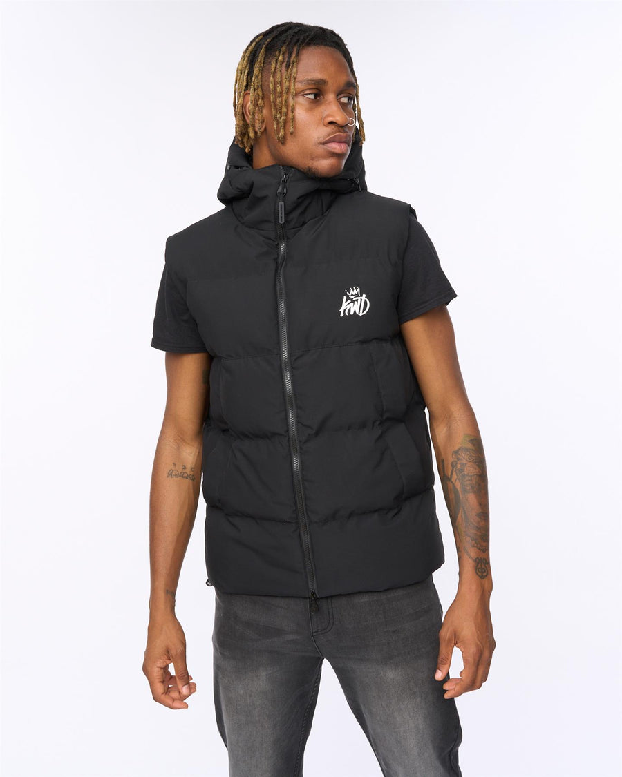 Mens Nahjo Gilet Black