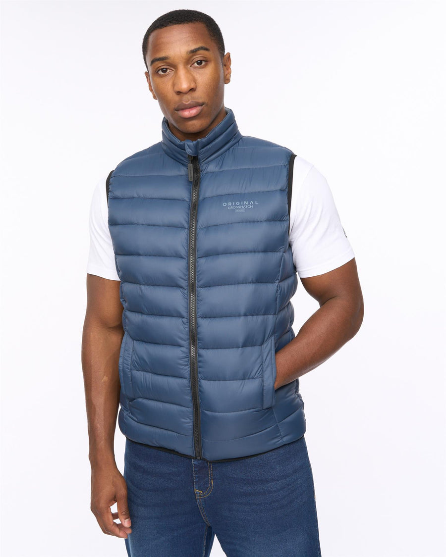 Mens Gattering MVE Gilet Navy