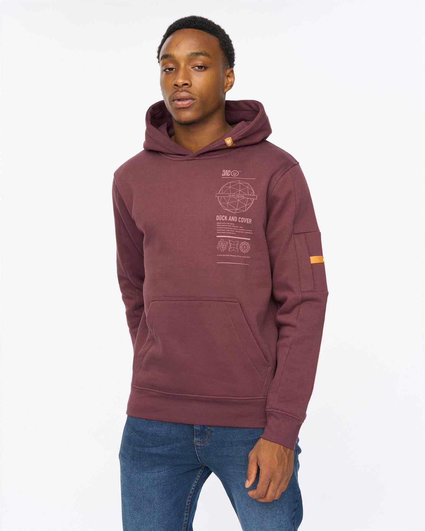 Mens Ashland Hoodie Raisin