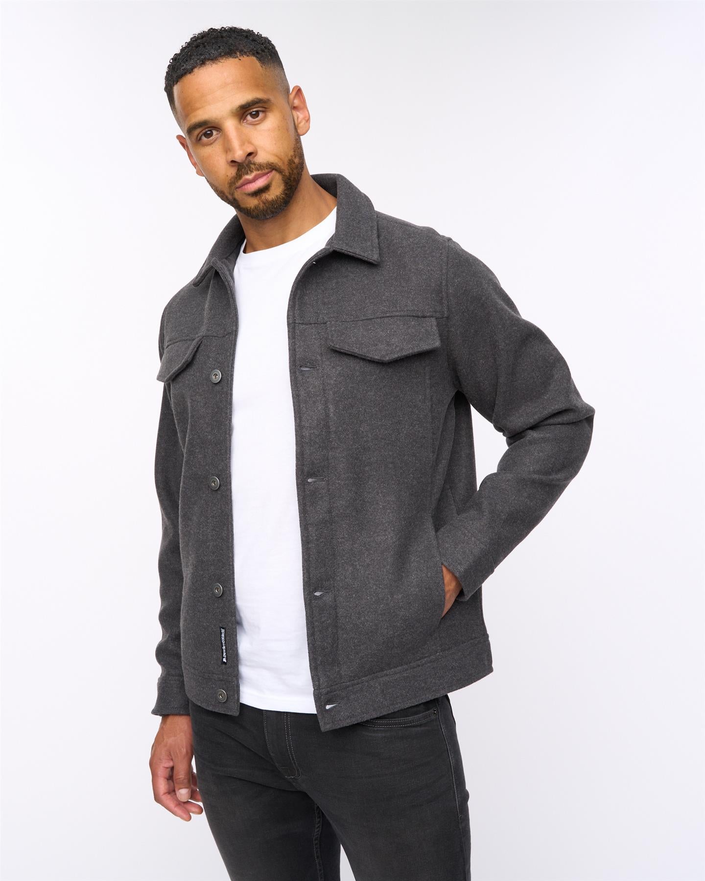 Earnshaw Overshirt Charcoal