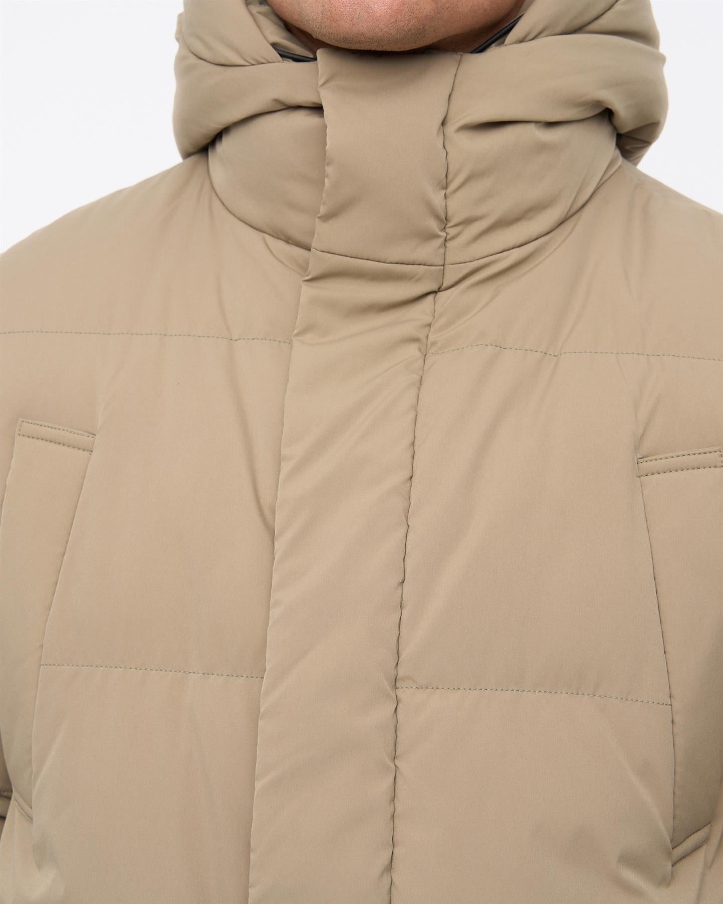 Mens Fletchley Puffer Jacket Beige