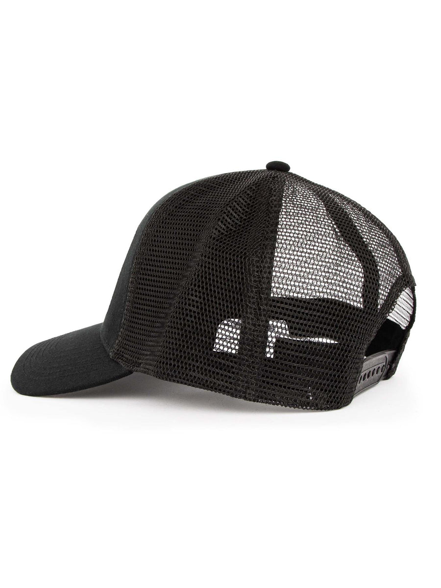 Mens Pitstop Trucker Cap Black